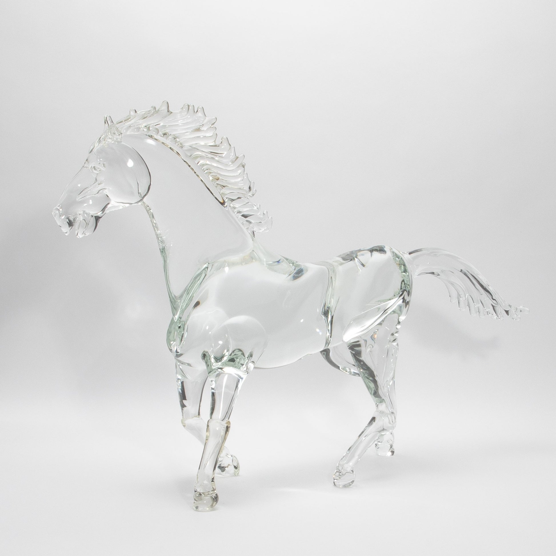 Hand Blown Murano Horse Sculpture