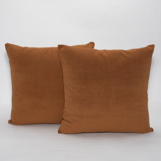 Saddle Velvet Pillow by MOGUL