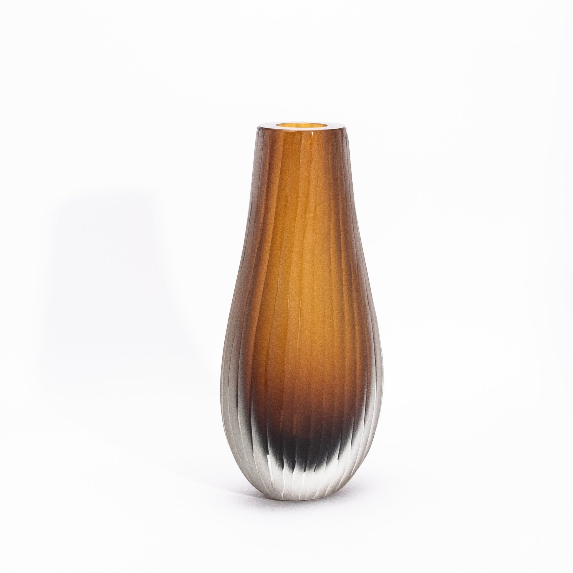 Murano Supreme Vase in Tobacco