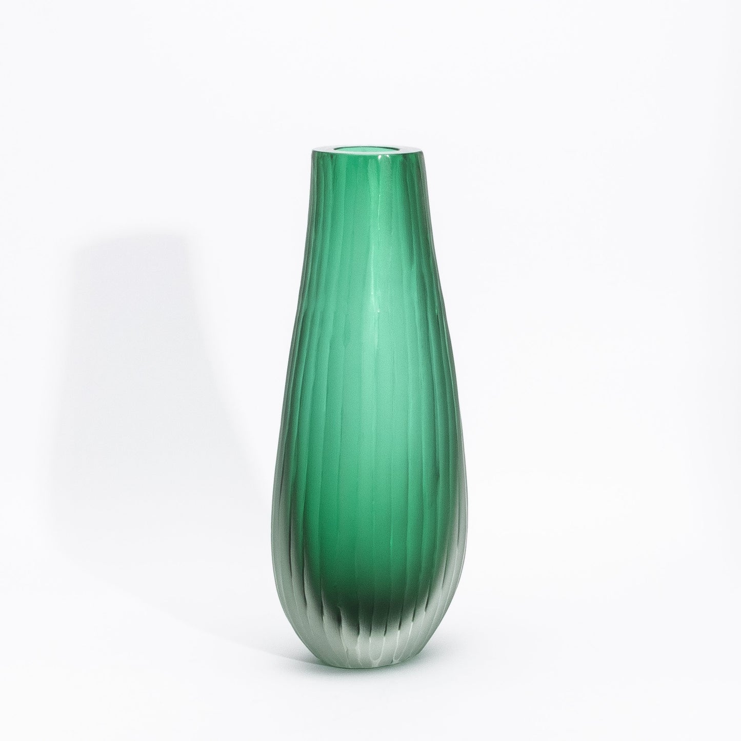 Murano Surpeme Vase in Emerald Green