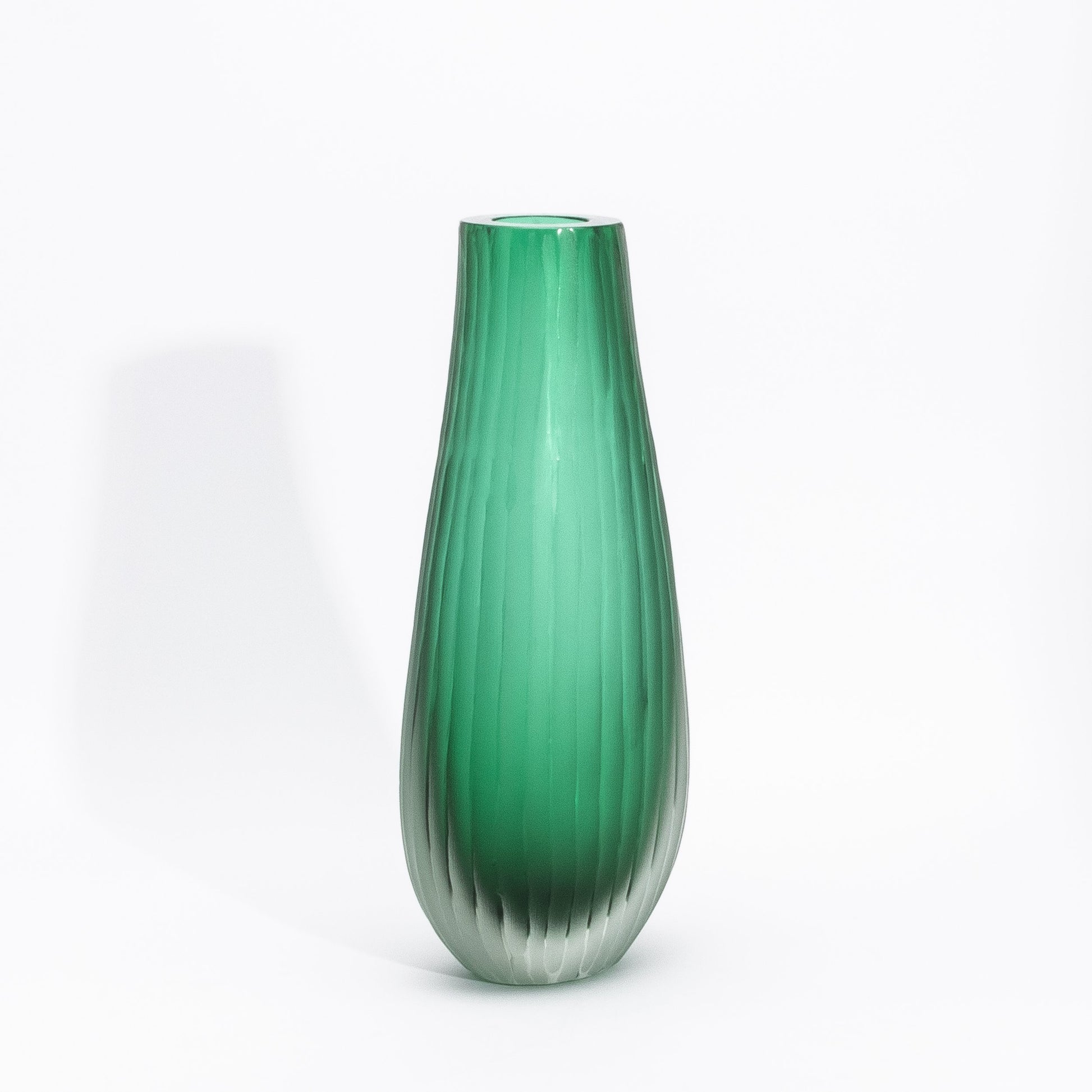 Murano Surpeme Vase in Emerald Green