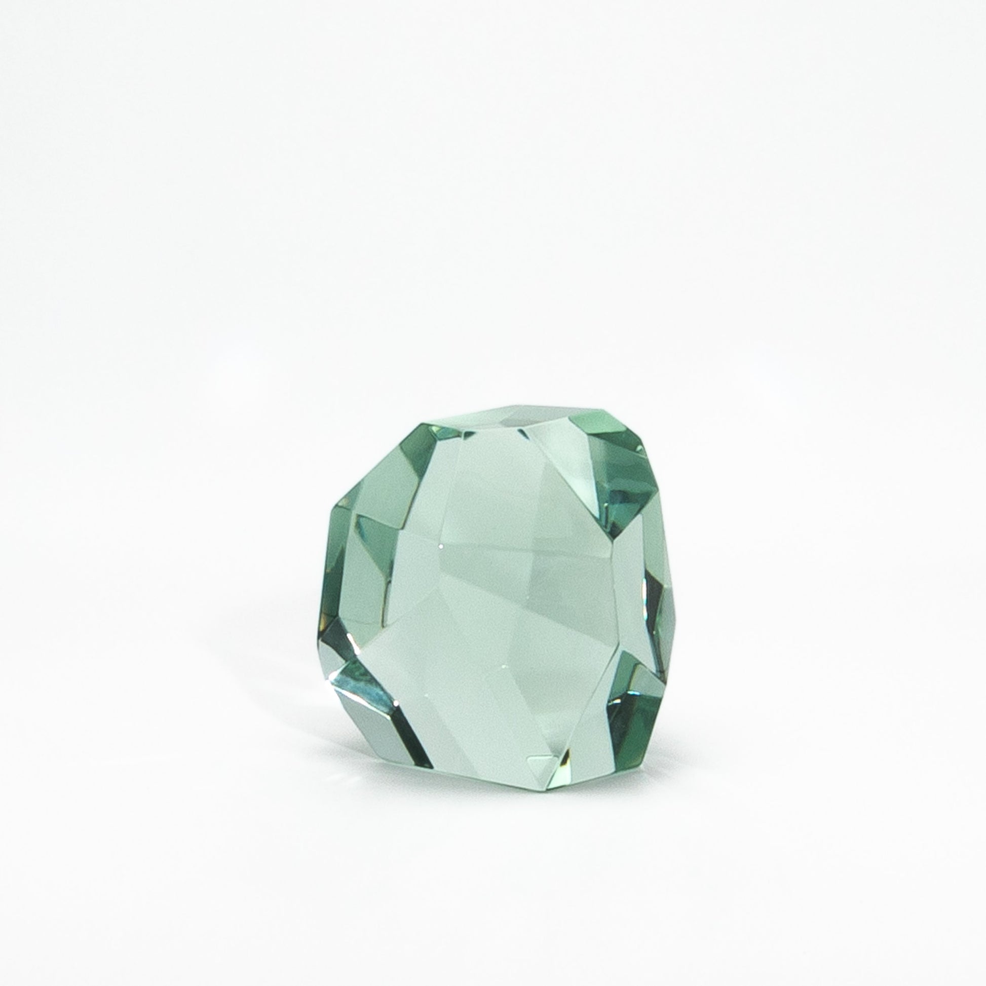 Hand-Blown Murano Diamond Sculpture