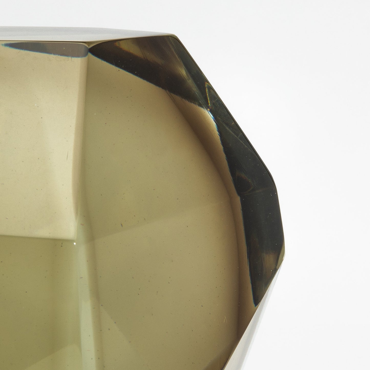 Hand-Blown Murano Diamond Sculpture