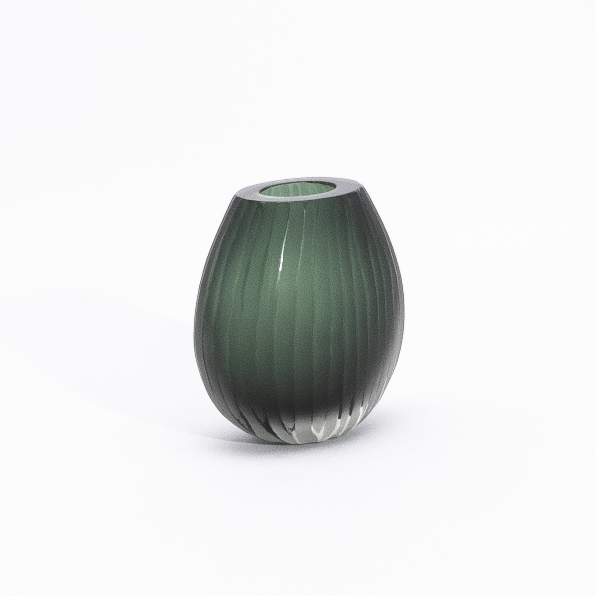 Murano Surpeme Vase in Eucalyptus Green