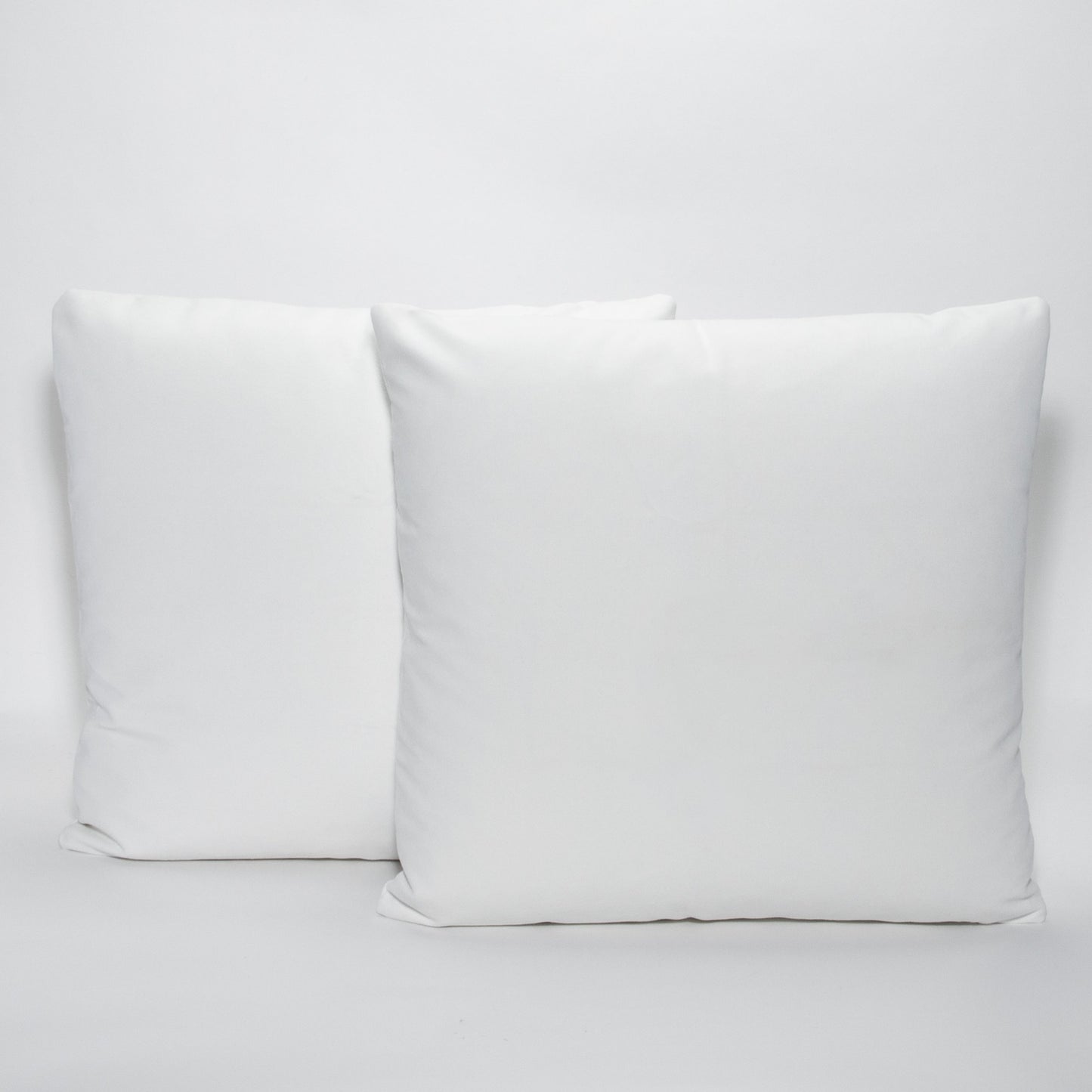 White Velvet Pillow by MOGUL