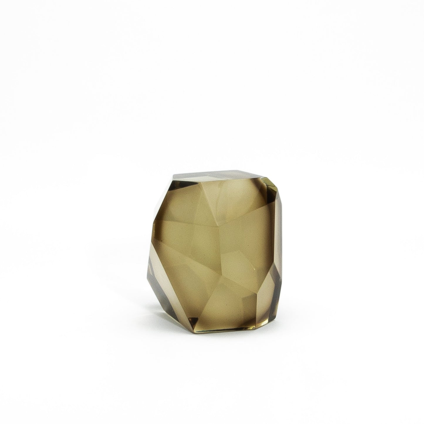 Hand-Blown Murano Diamond Sculpture