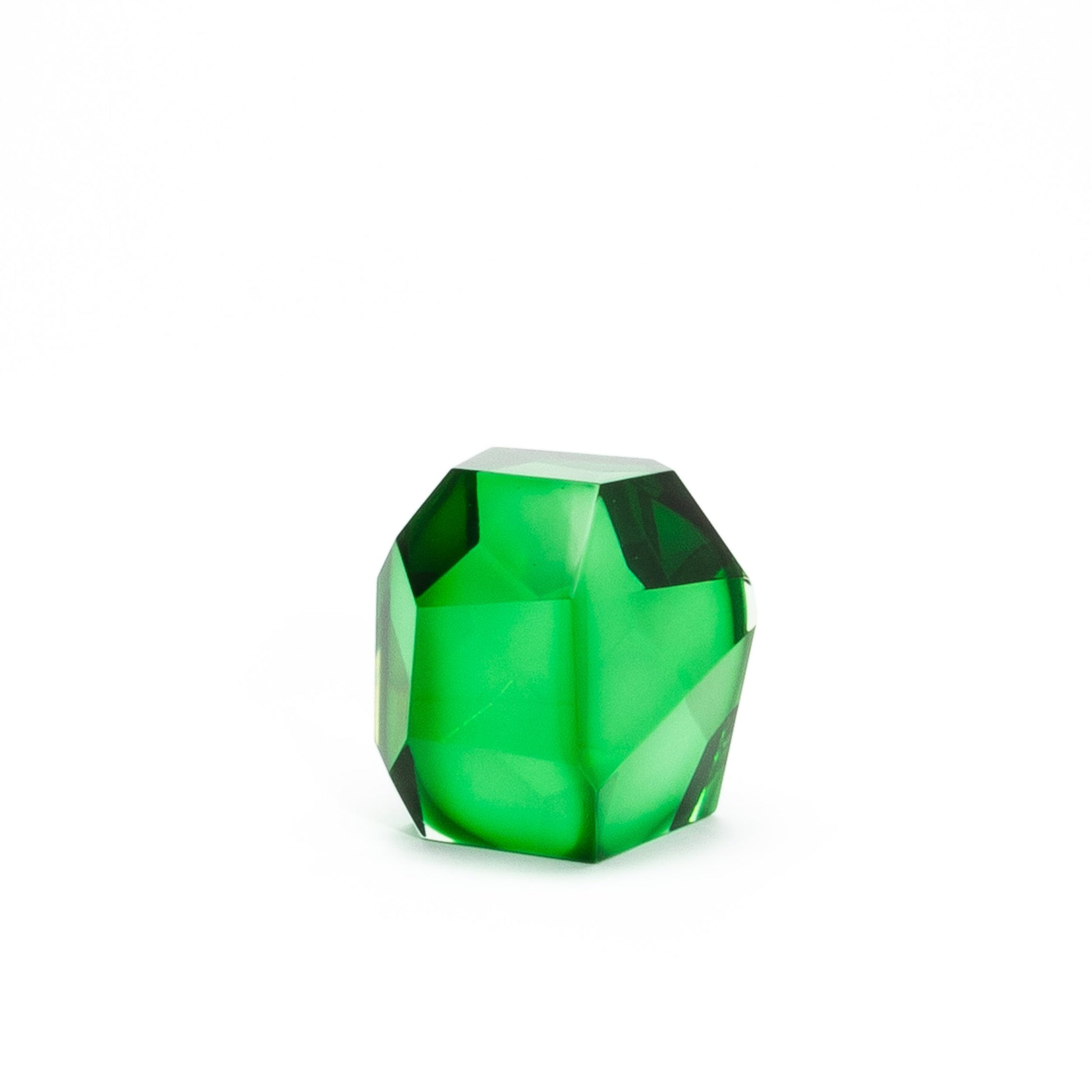 Hand-Blown Murano Diamond Sculpture