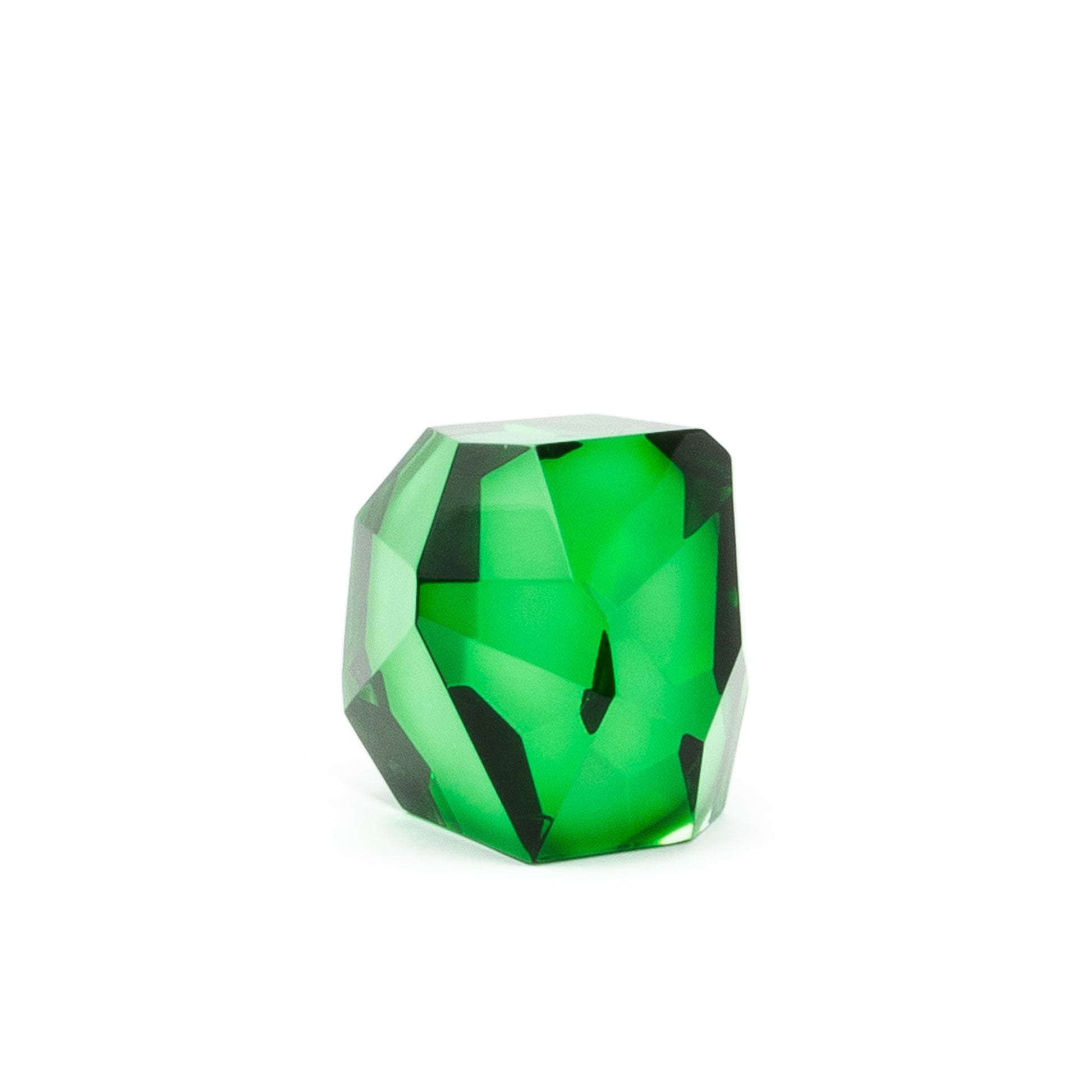 Hand-Blown Murano Diamond Sculpture