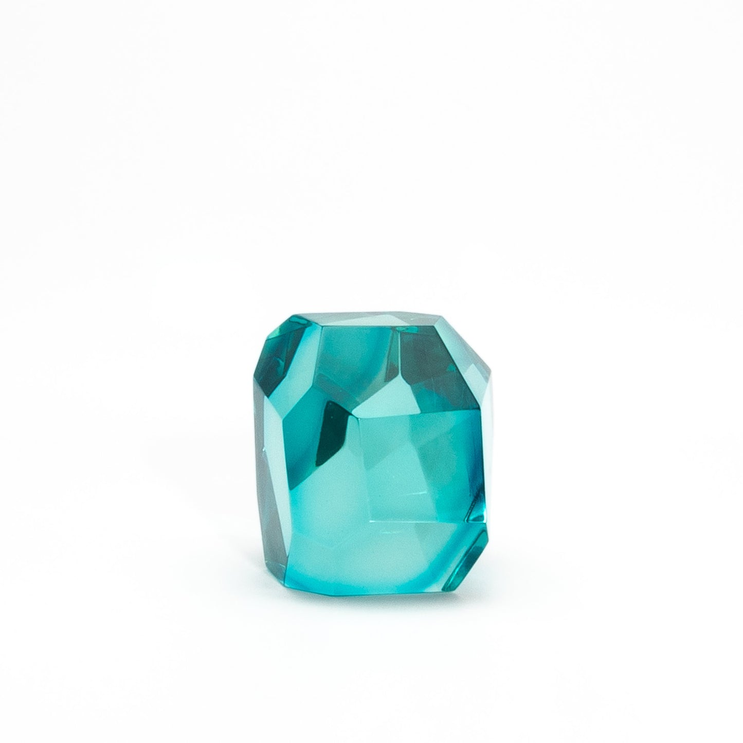 Hand-Blown Murano Diamond Sculpture