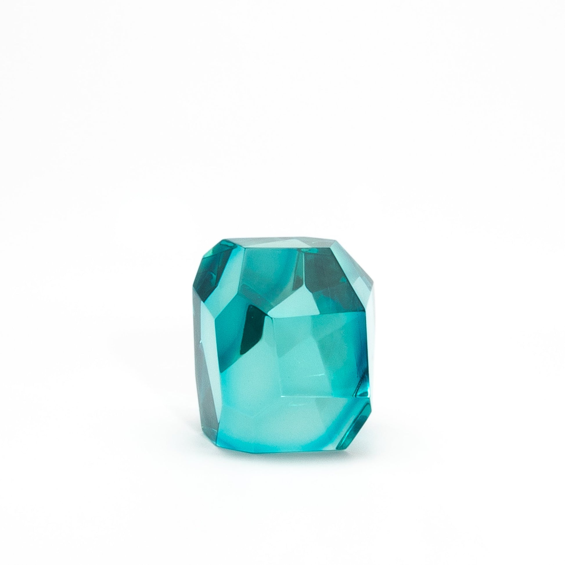 Hand-Blown Murano Diamond Sculpture