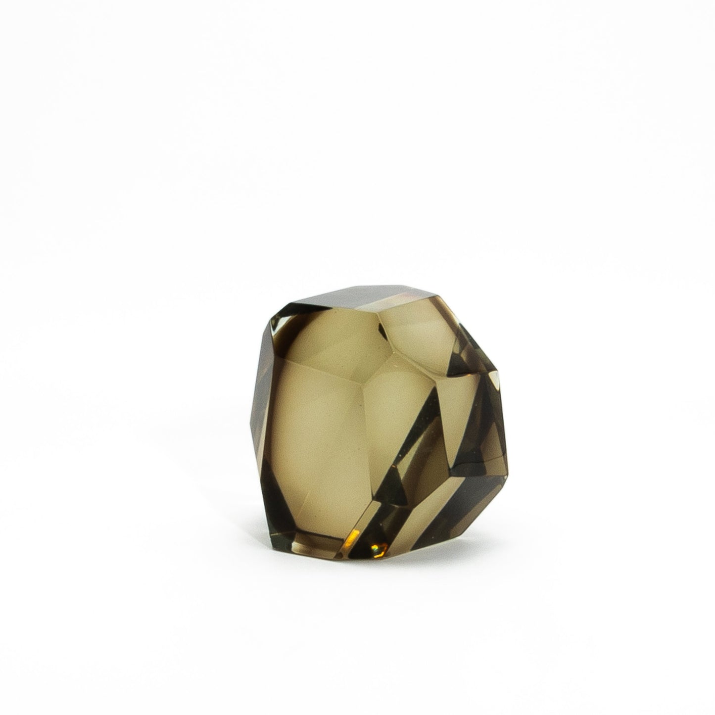 Hand-Blown Murano Diamond Sculpture