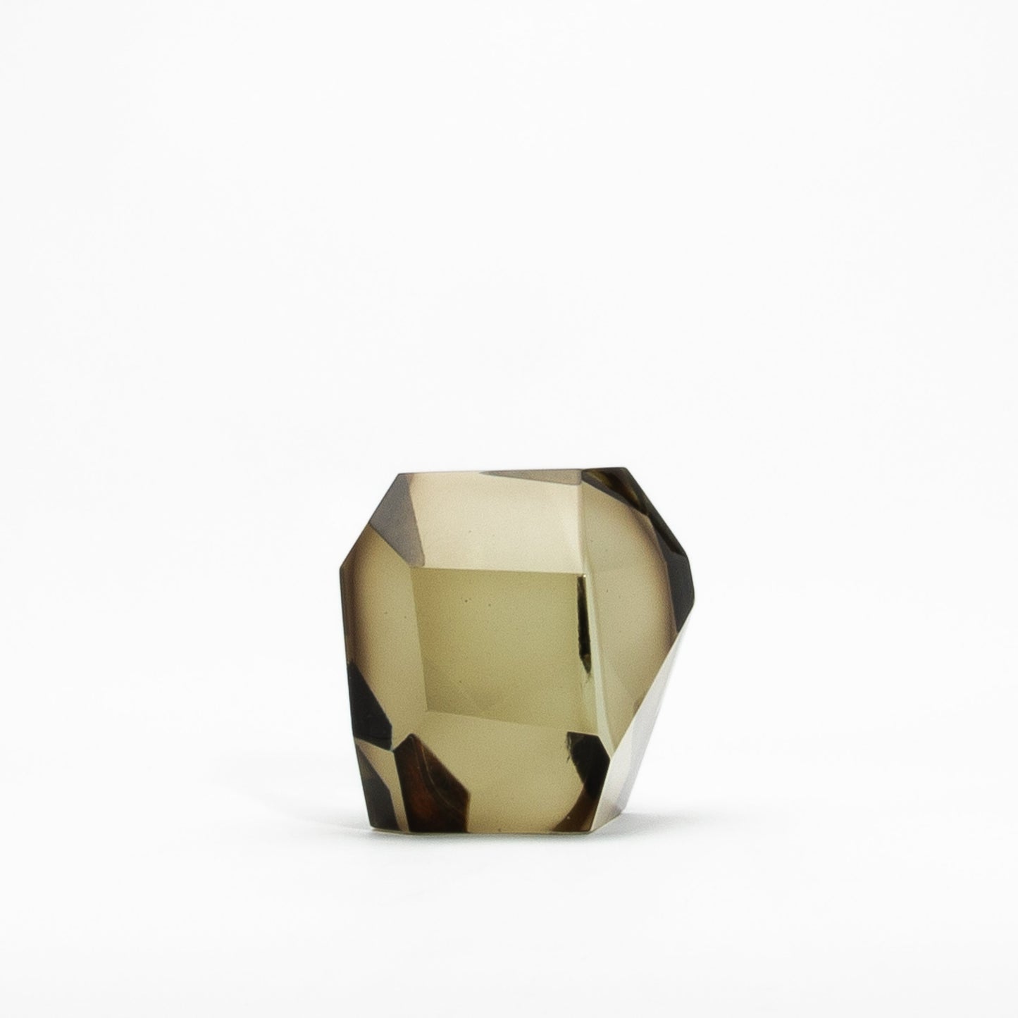 Hand-Blown Murano Diamond Sculpture