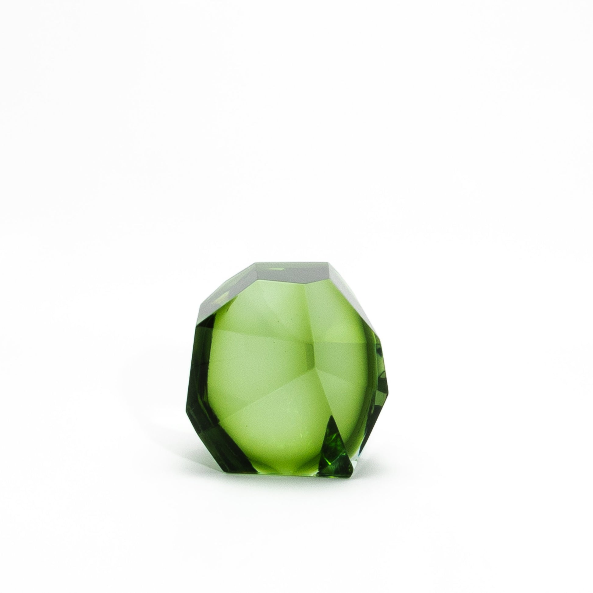 Hand-Blown Murano Diamond Sculpture