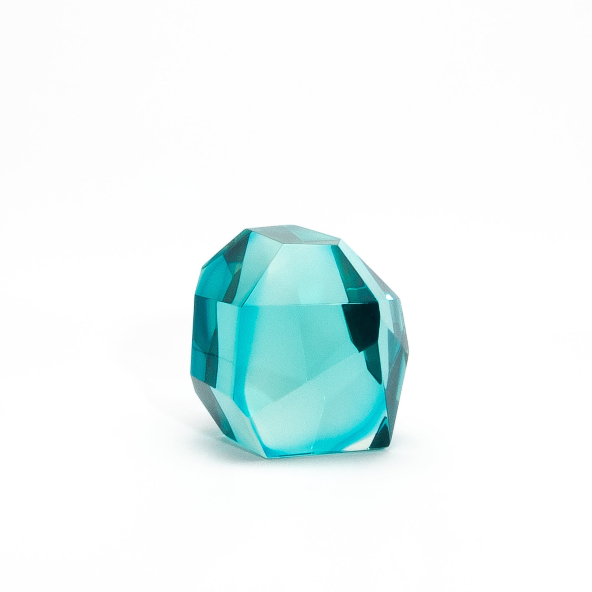 Hand-Blown Murano Diamond Sculpture