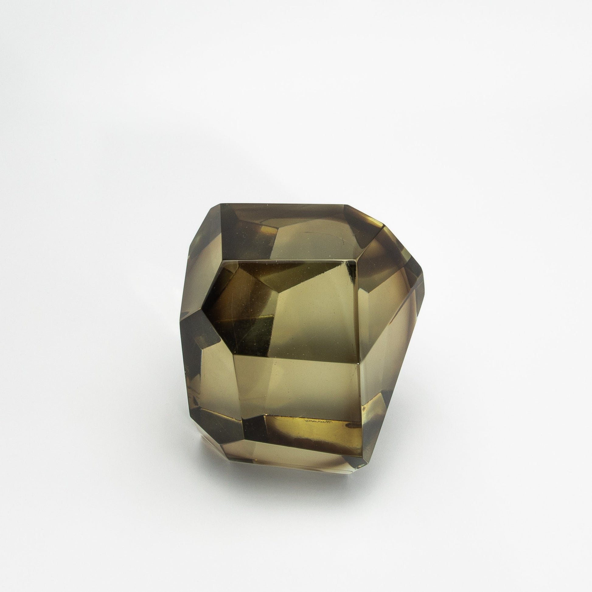 Hand-Blown Murano Diamond Sculpture