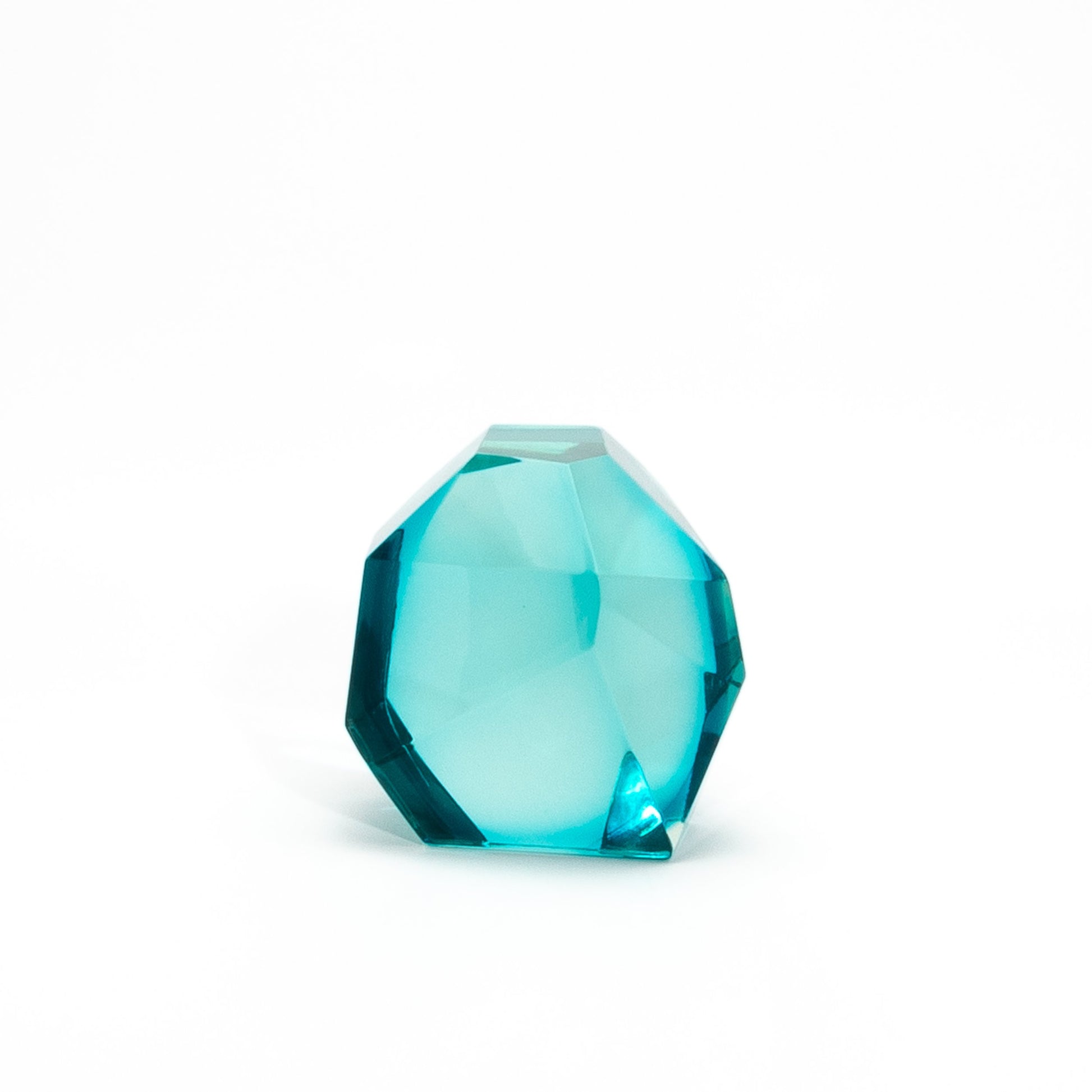 Hand-Blown Murano Diamond Sculpture