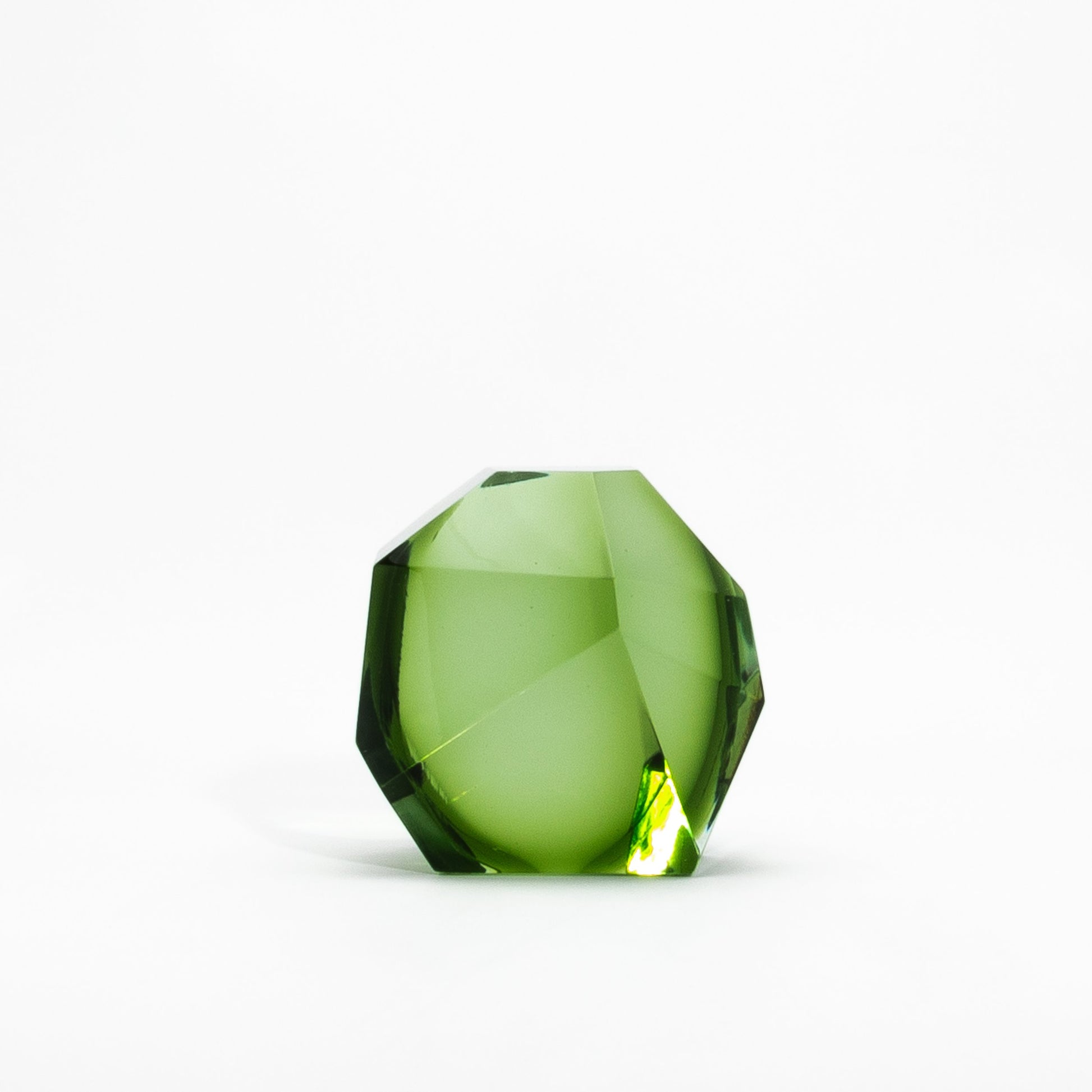 Hand-Blown Murano Diamond Sculpture