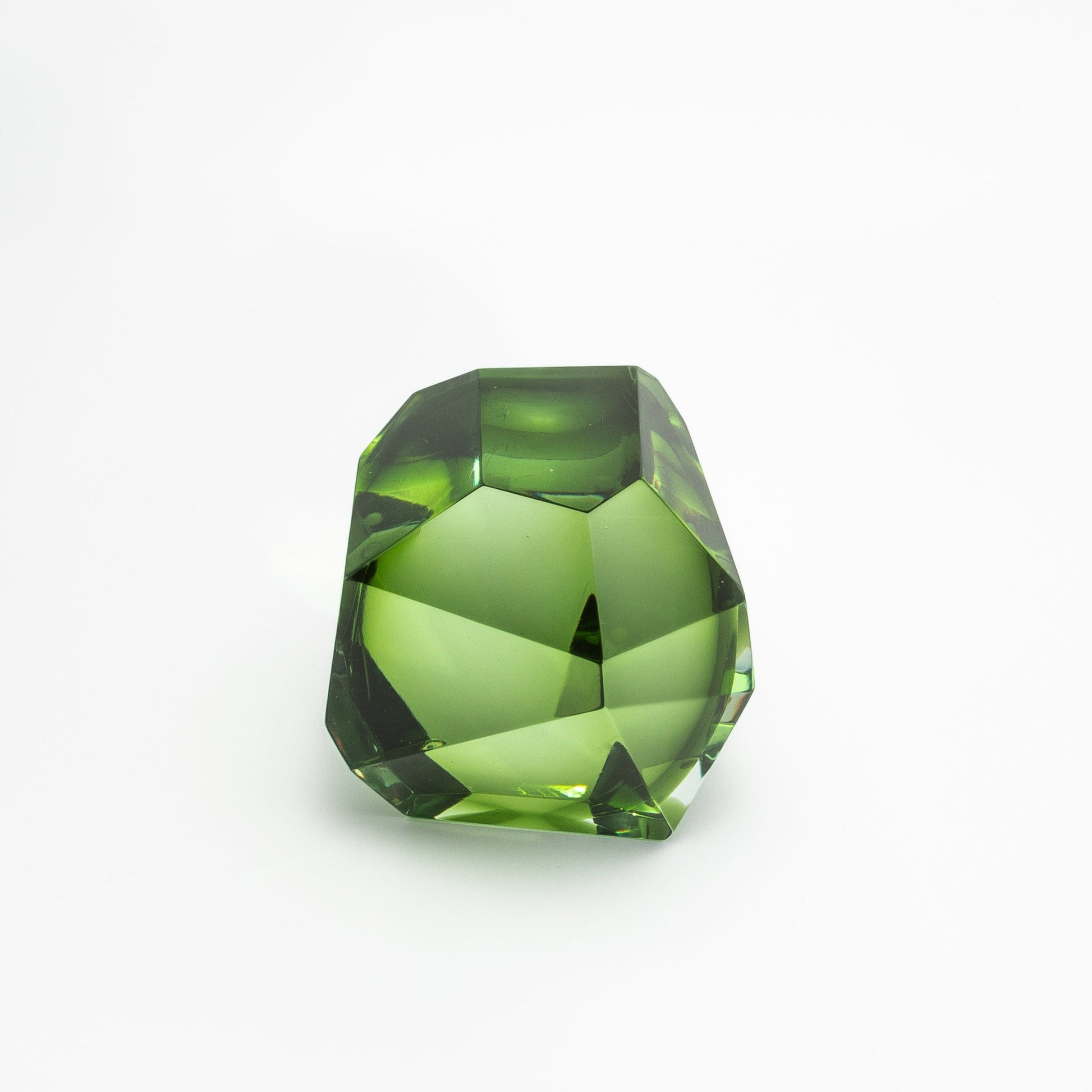 Hand-Blown Murano Diamond Sculpture