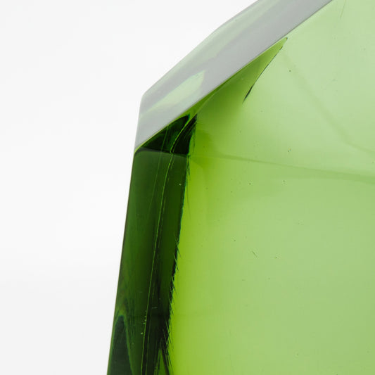 Hand-Blown Murano Diamond Sculpture