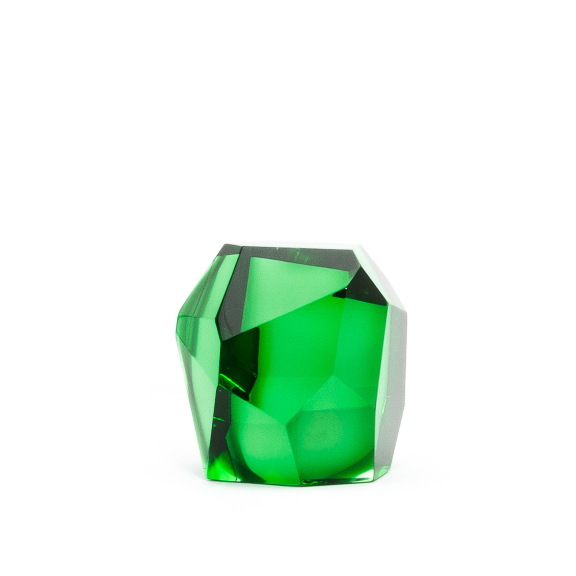 Hand-Blown Murano Diamond Sculpture