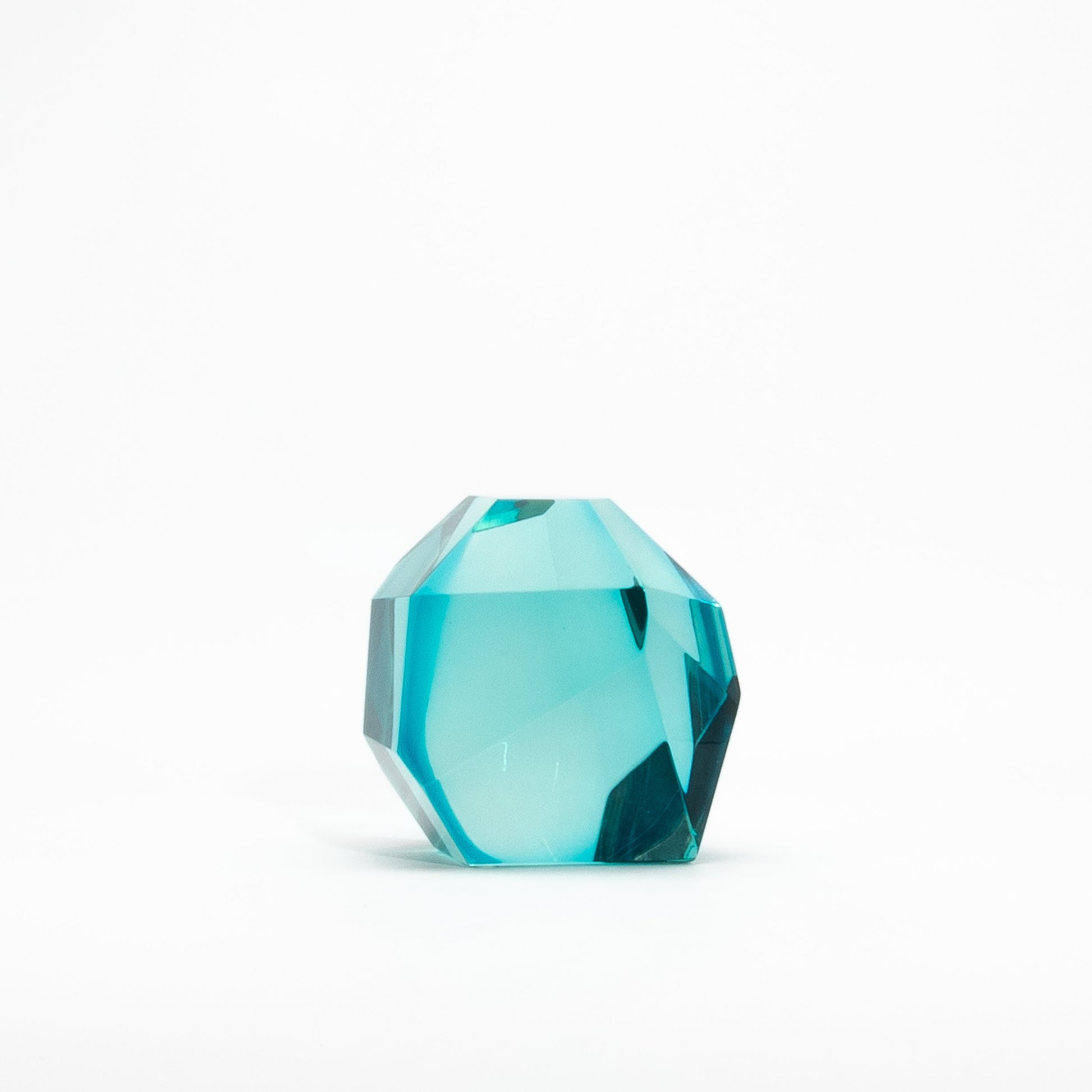 Hand-Blown Murano Diamond Sculpture