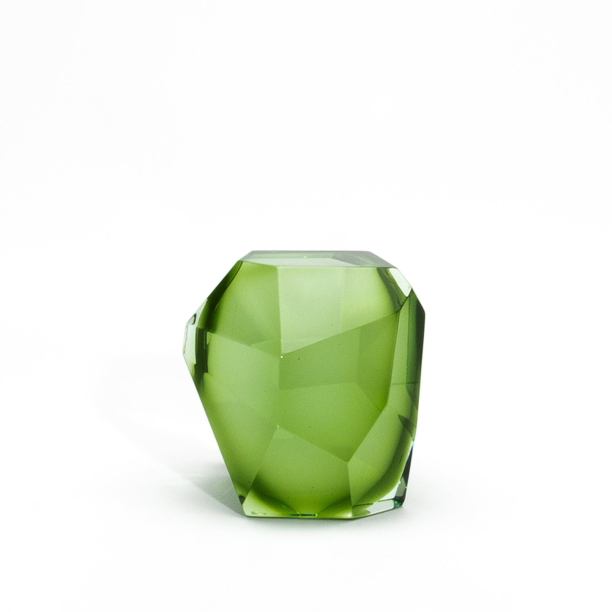Hand-Blown Murano Diamond Sculpture