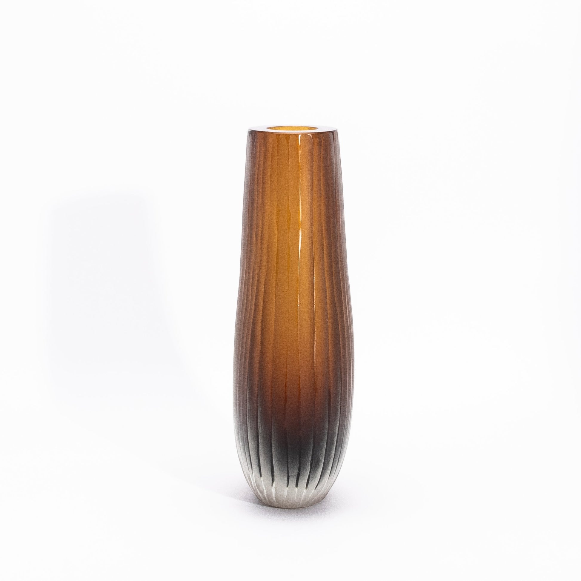 Murano Supreme Vase in Tobacco