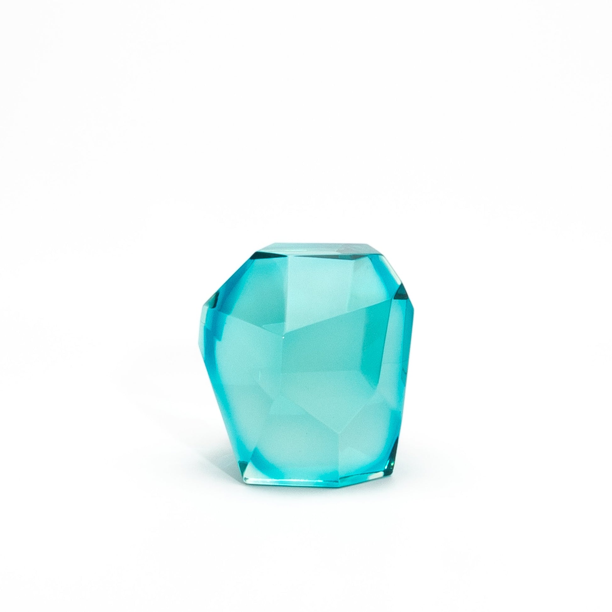 Hand-Blown Murano Diamond Sculpture
