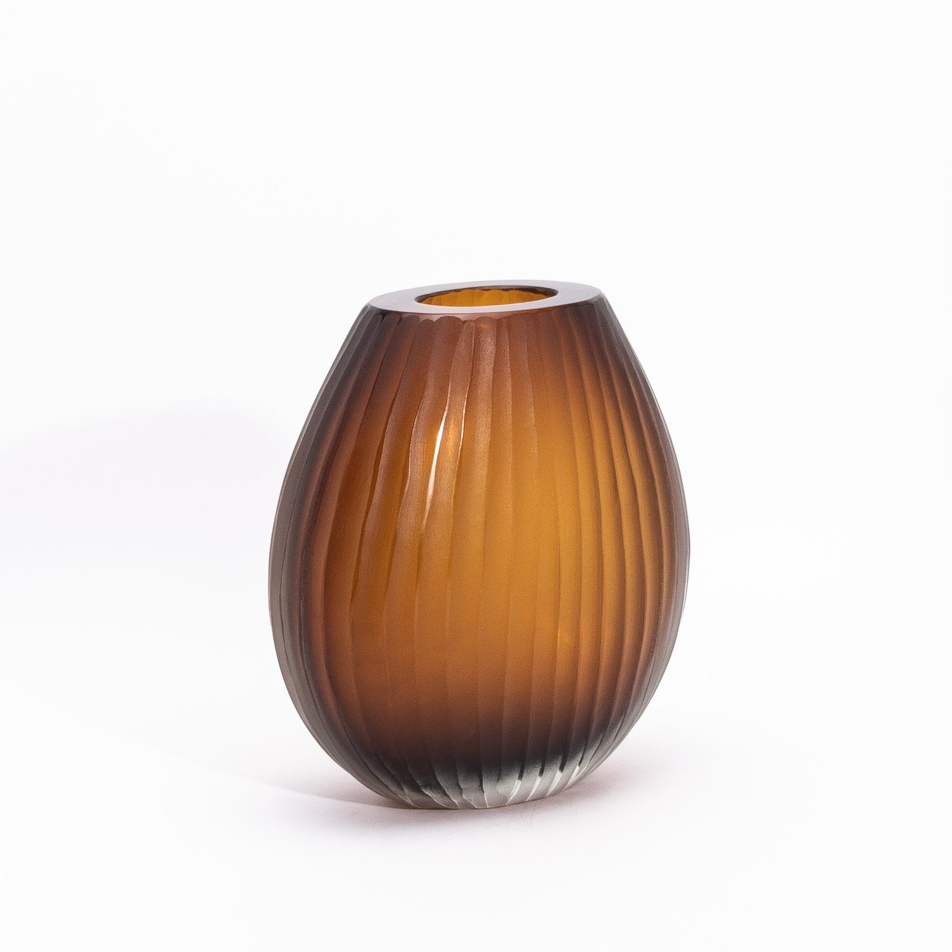 Murano Supreme Vase in Tobacco