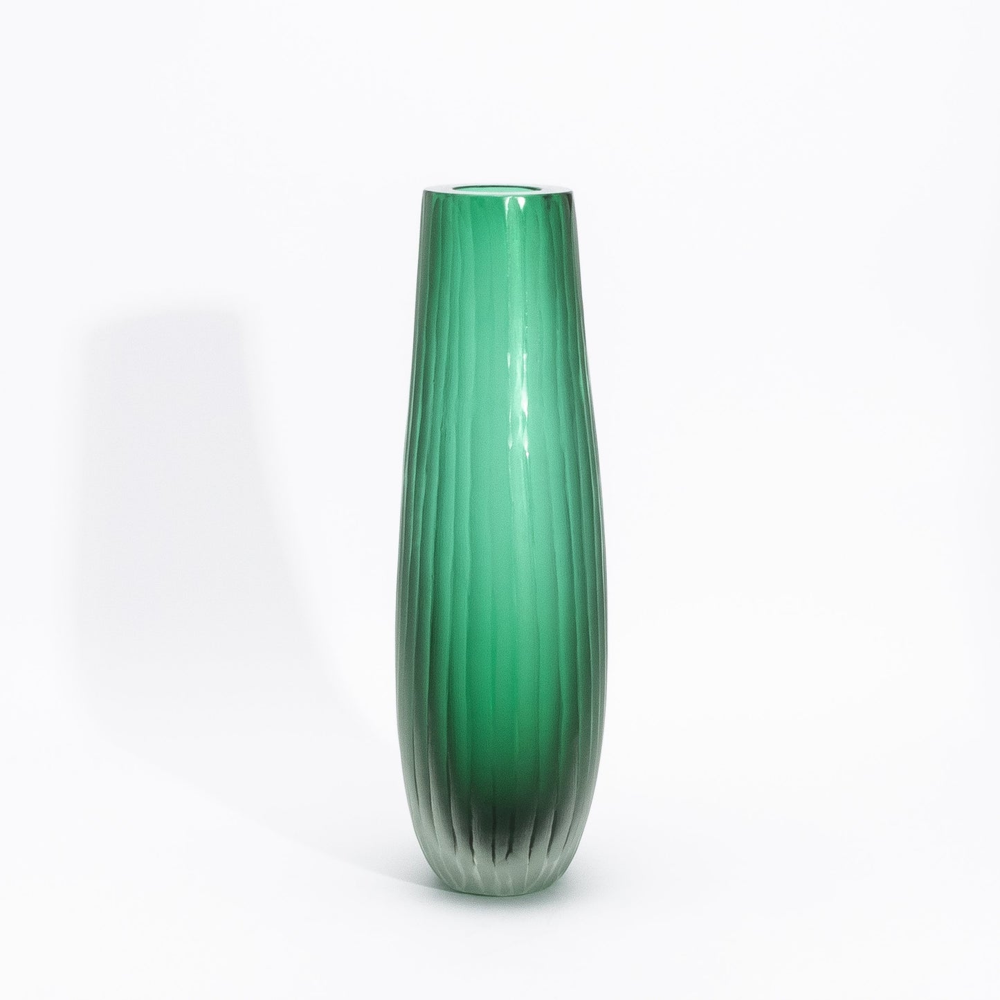 Murano Surpeme Vase in Emerald Green