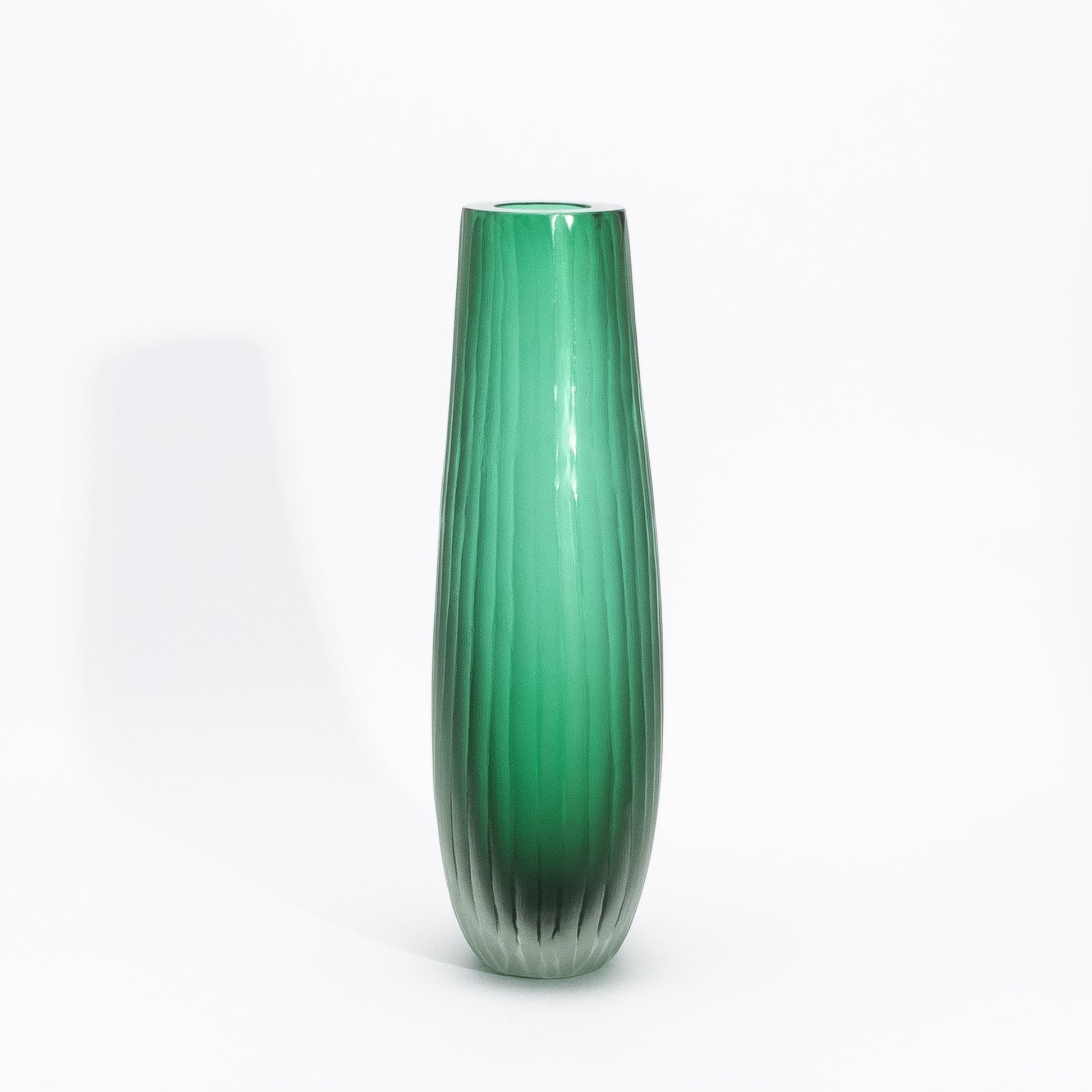Murano Surpeme Vase in Emerald Green