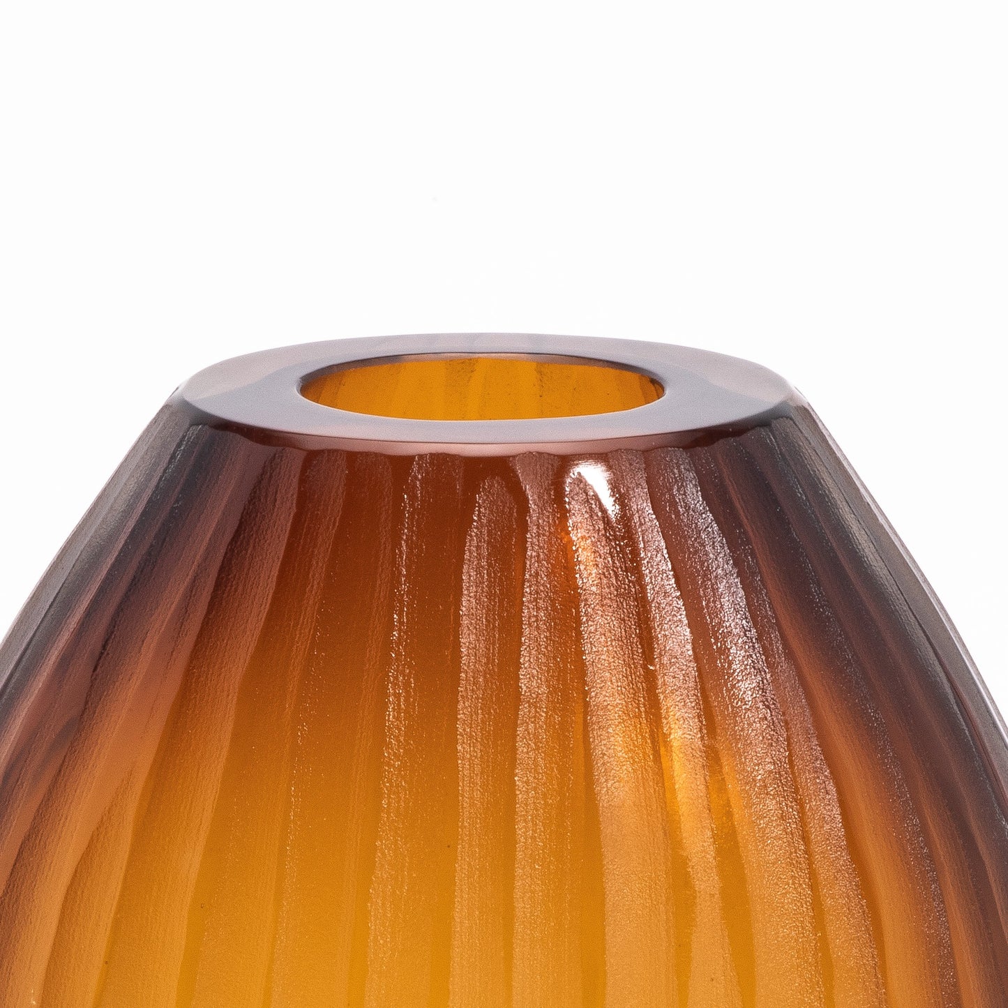Murano Supreme Vase in Tobacco