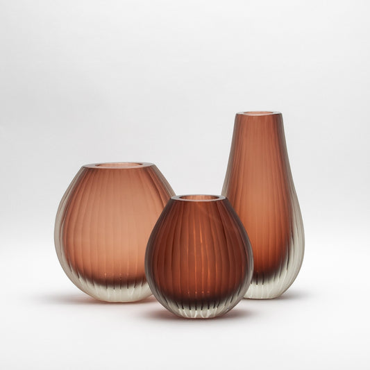 Murano Supreme Vase in Light Amaretto