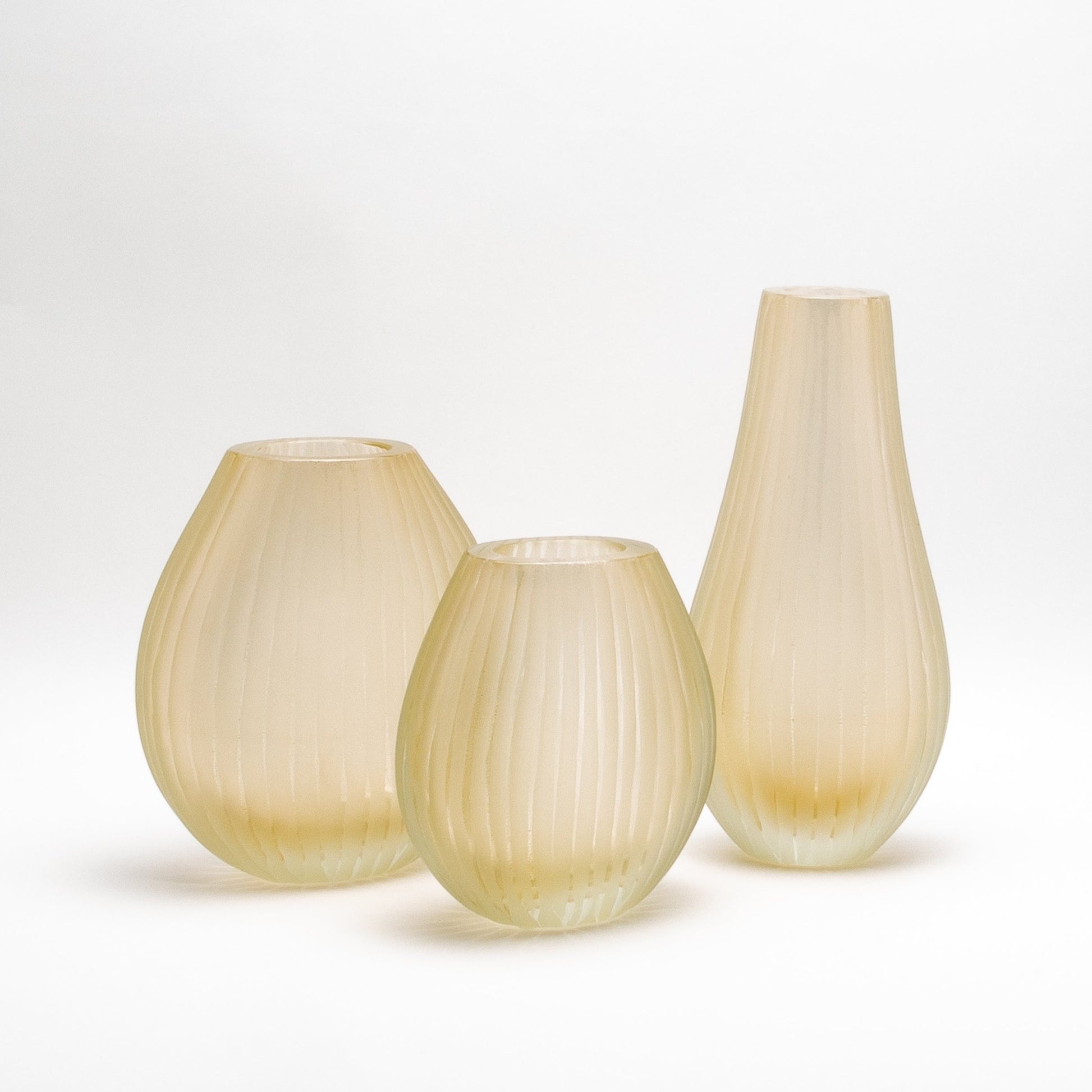 Murano Supreme Vase in Clear with 24-karat Gold Flecks
