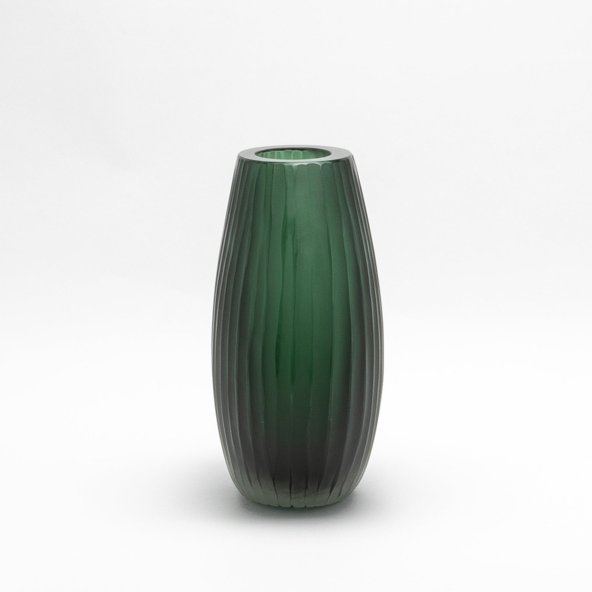 Murano Supreme Vase in Emerald Green