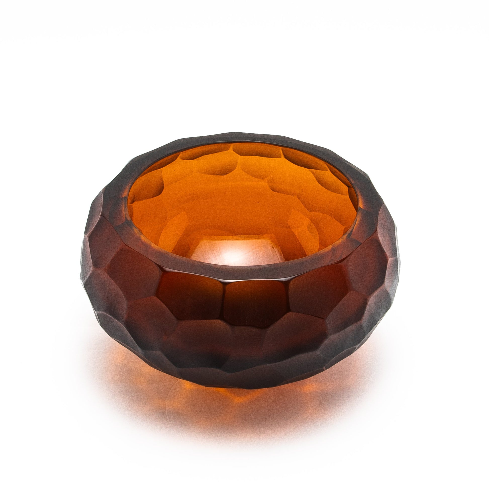 Murano Battuto Bowl in Tobacco