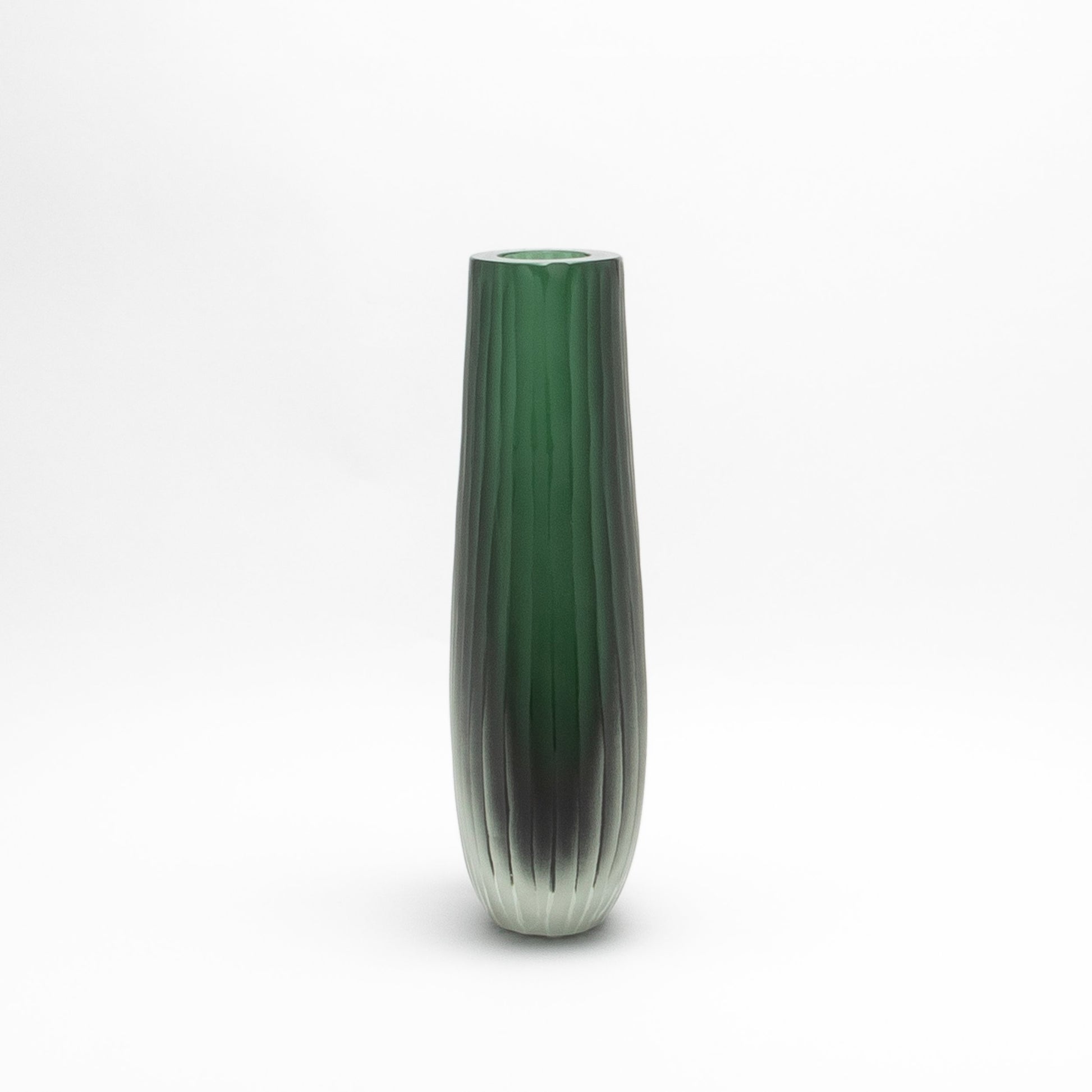 Murano Supreme Vase in Emerald Green