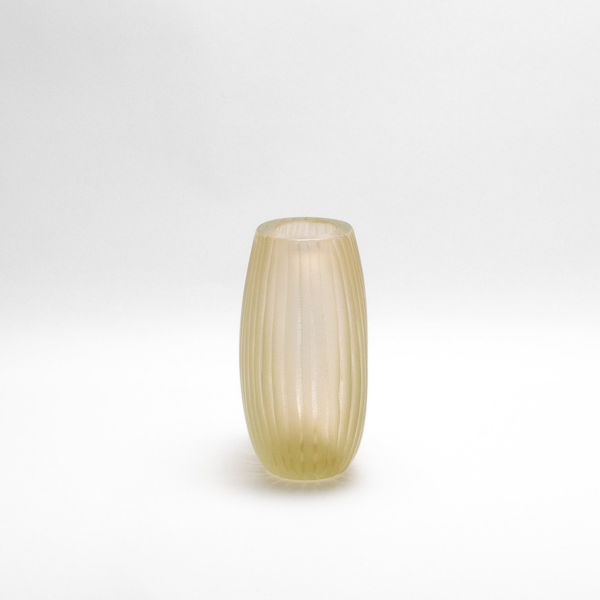 Murano Supreme Vase in Clear with 24-karat Gold Flecks