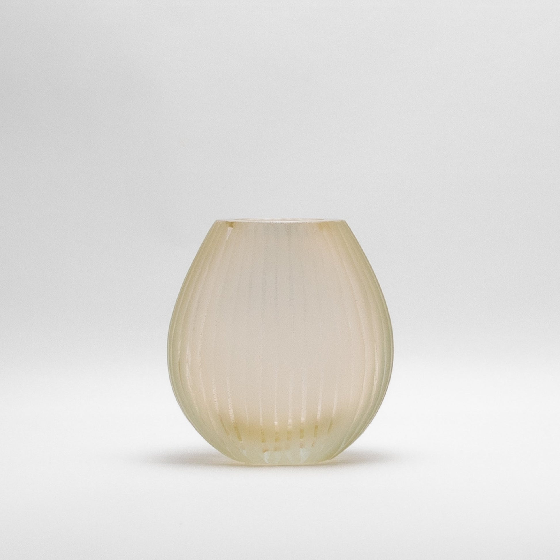 Murano Supreme Vase in Clear with 24-karat Gold Flecks