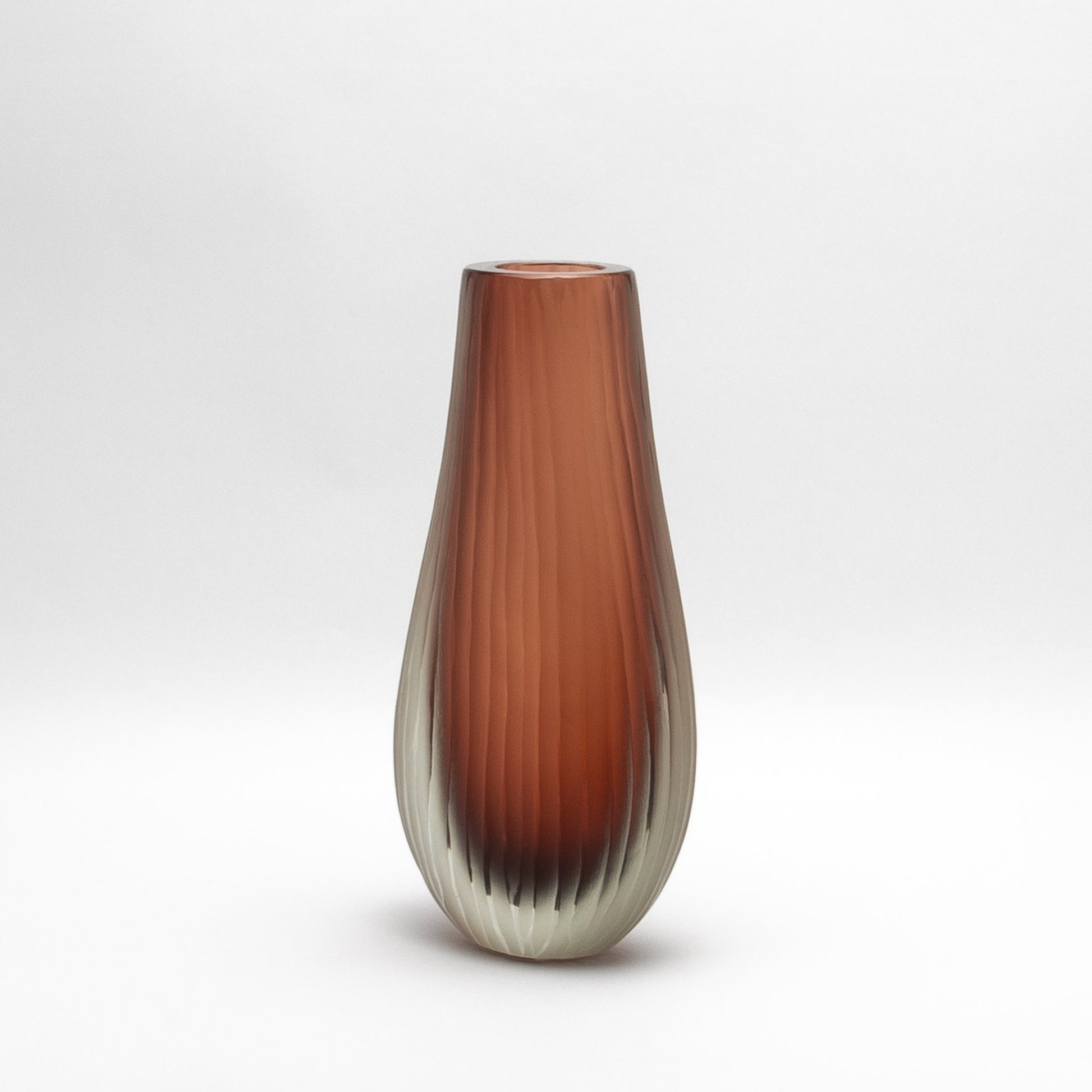 Murano Supreme Vase in Light Amaretto