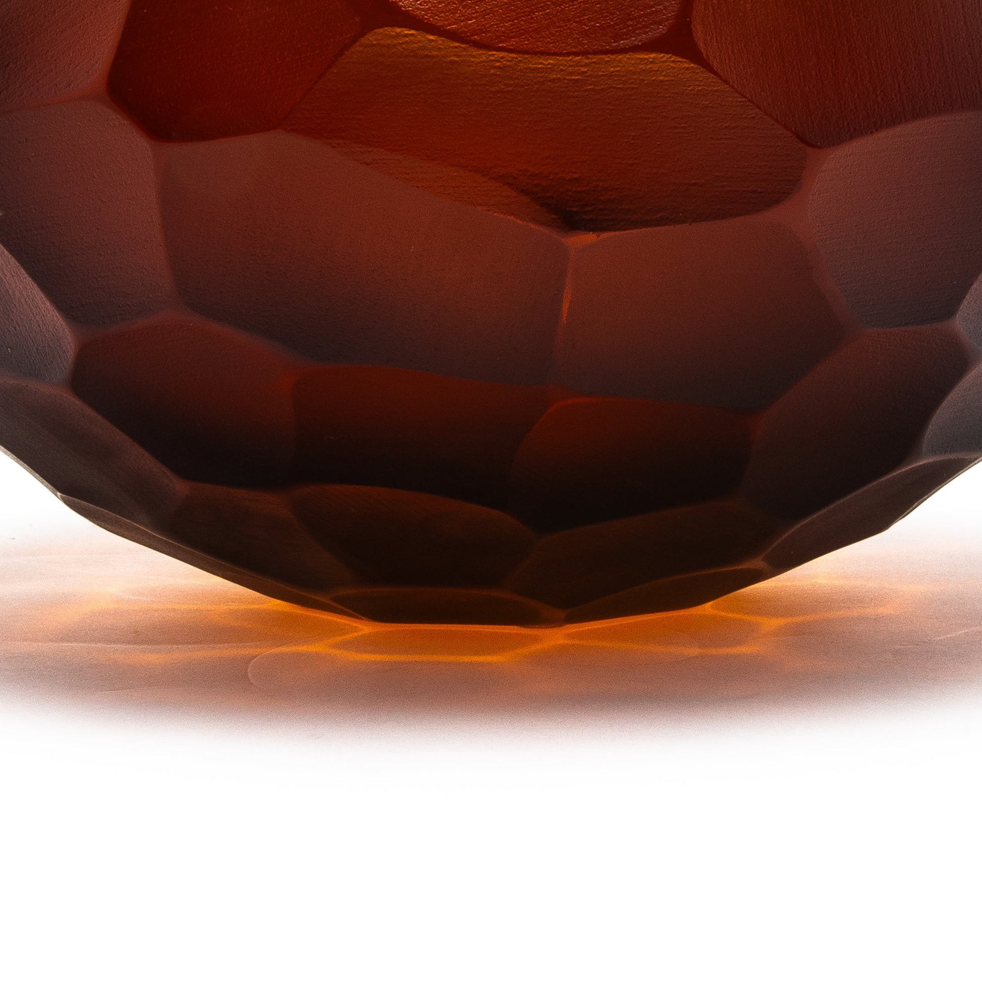 Murano Battuto Bowl in Tobacco