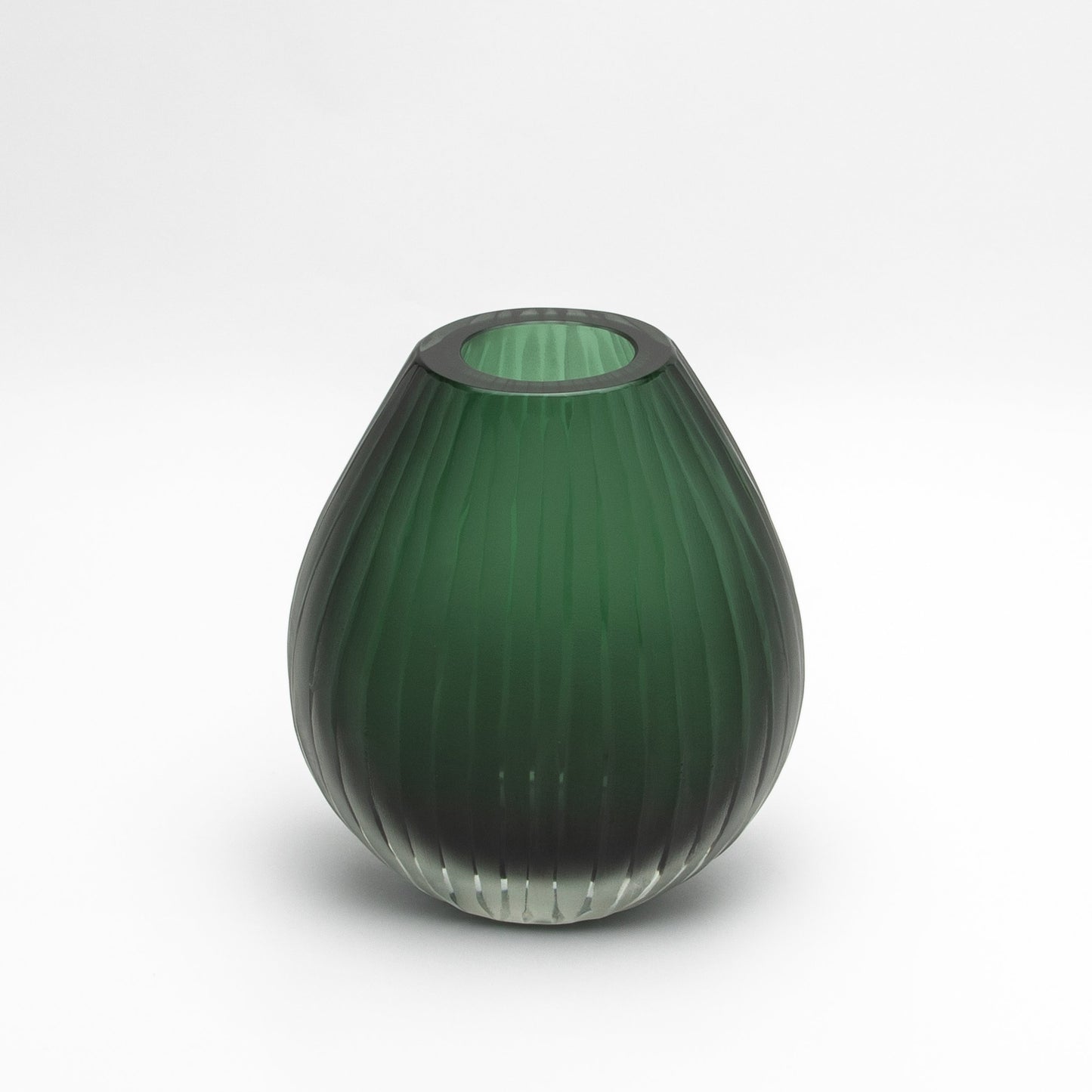 Murano Supreme Vase in Emerald Green