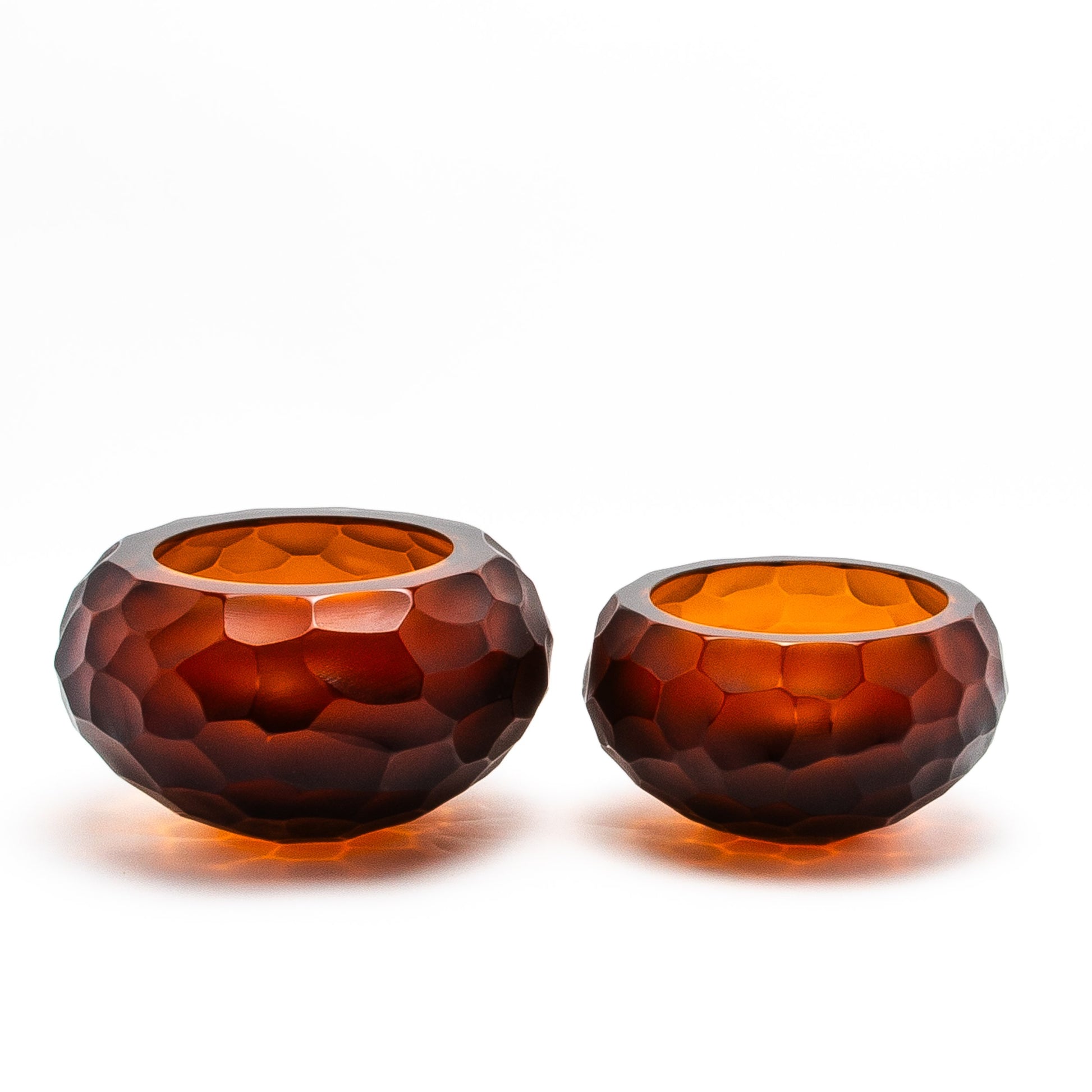 Murano Battuto Bowl in Tobacco