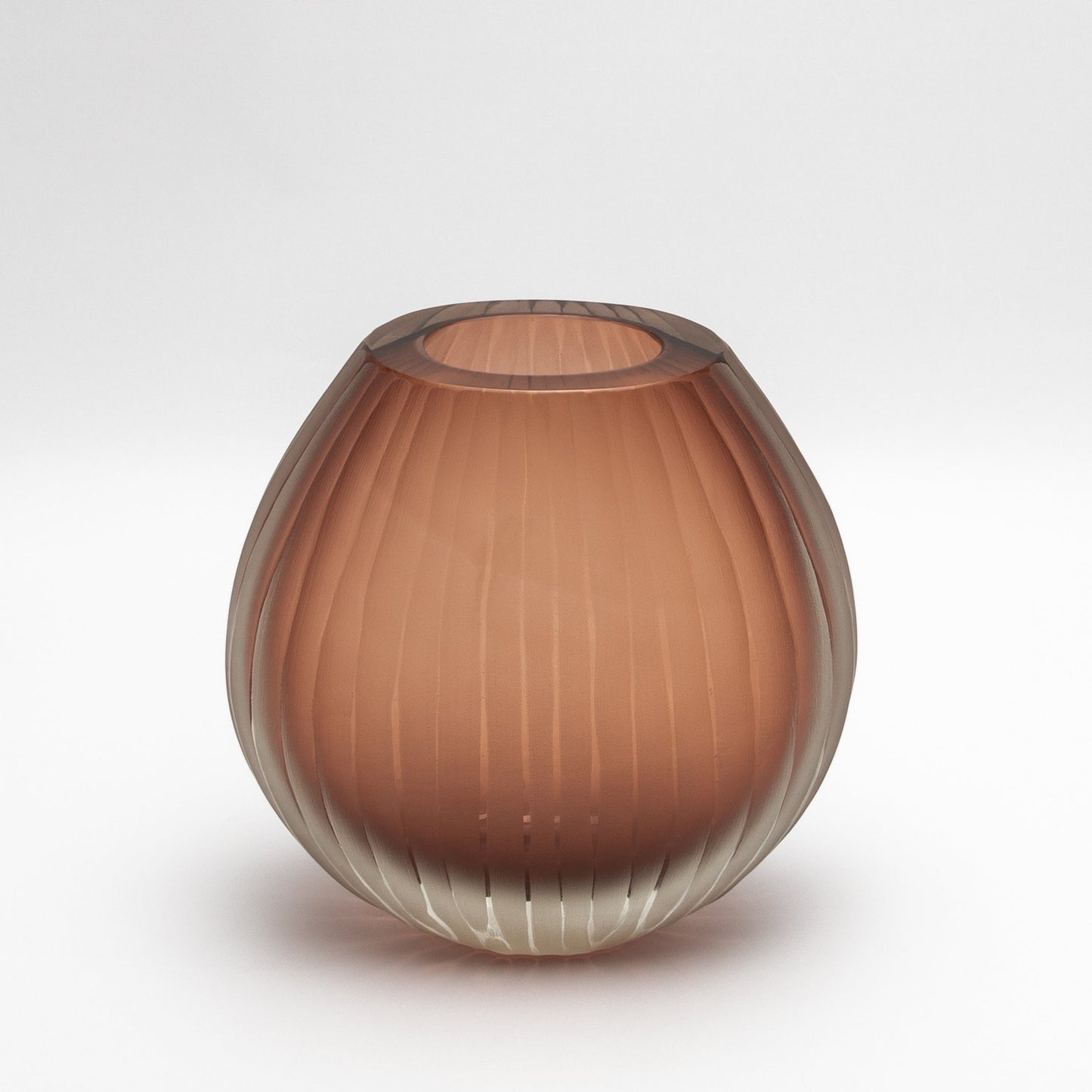 Murano Supreme Vase in Light Amaretto