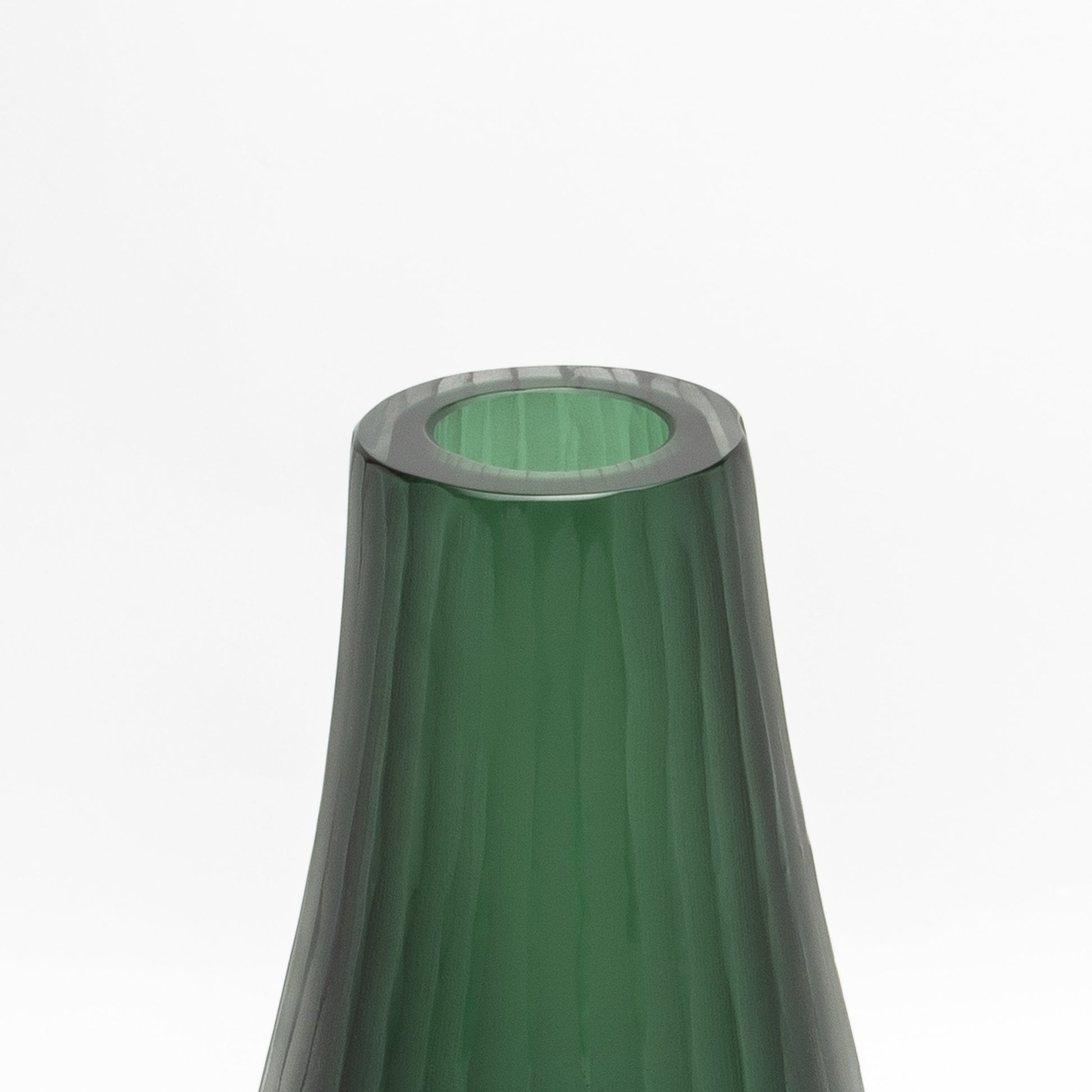 Murano Supreme Vase in Emerald Green