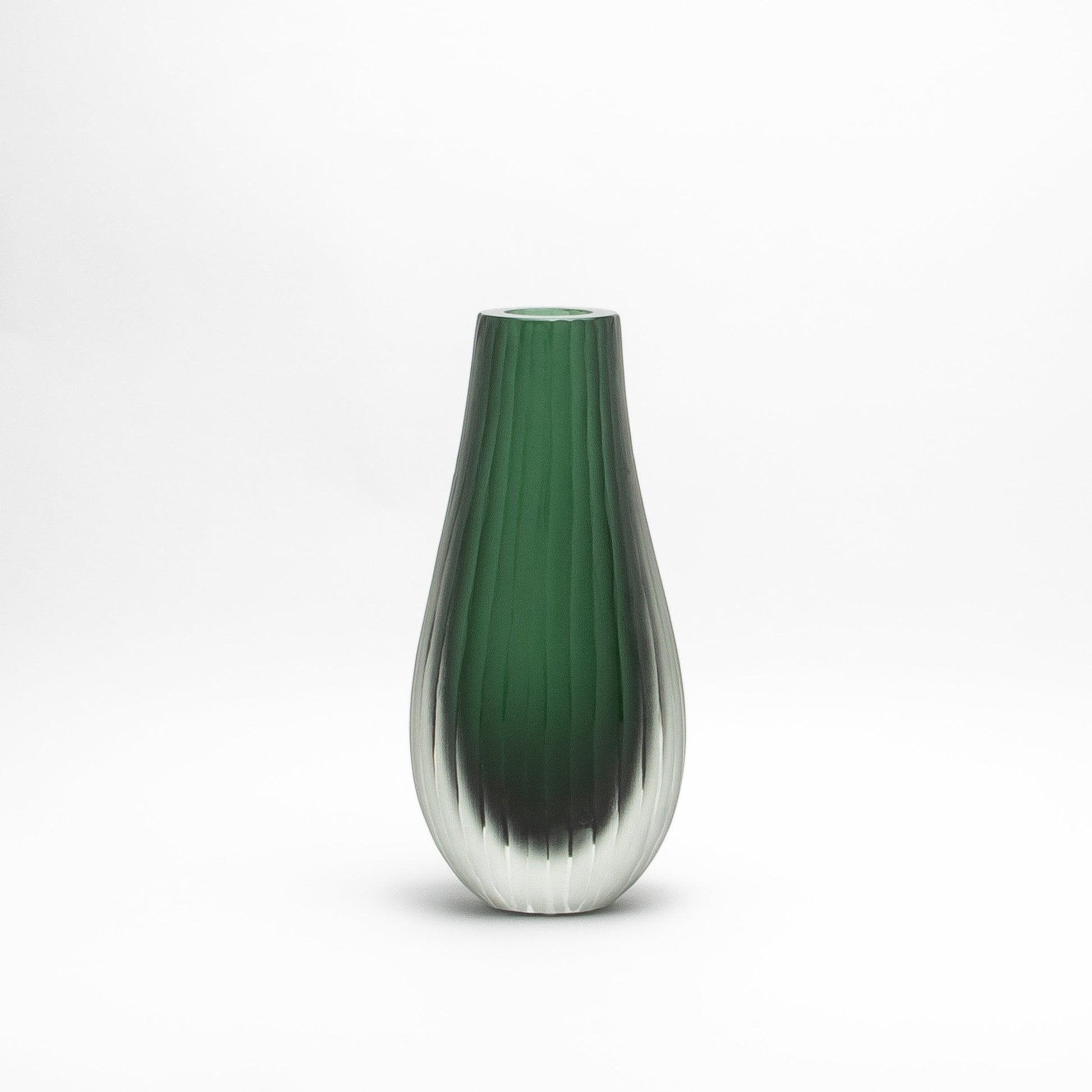 Murano Supreme Vase in Emerald Green