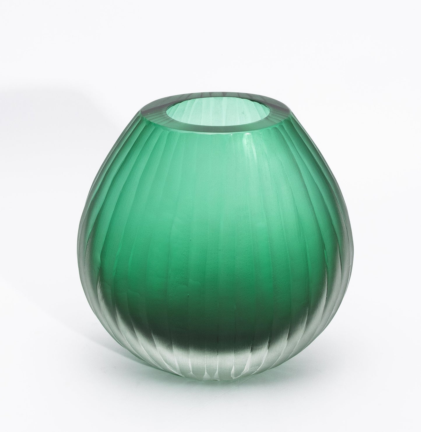 Murano Surpeme Vase in Emerald Green