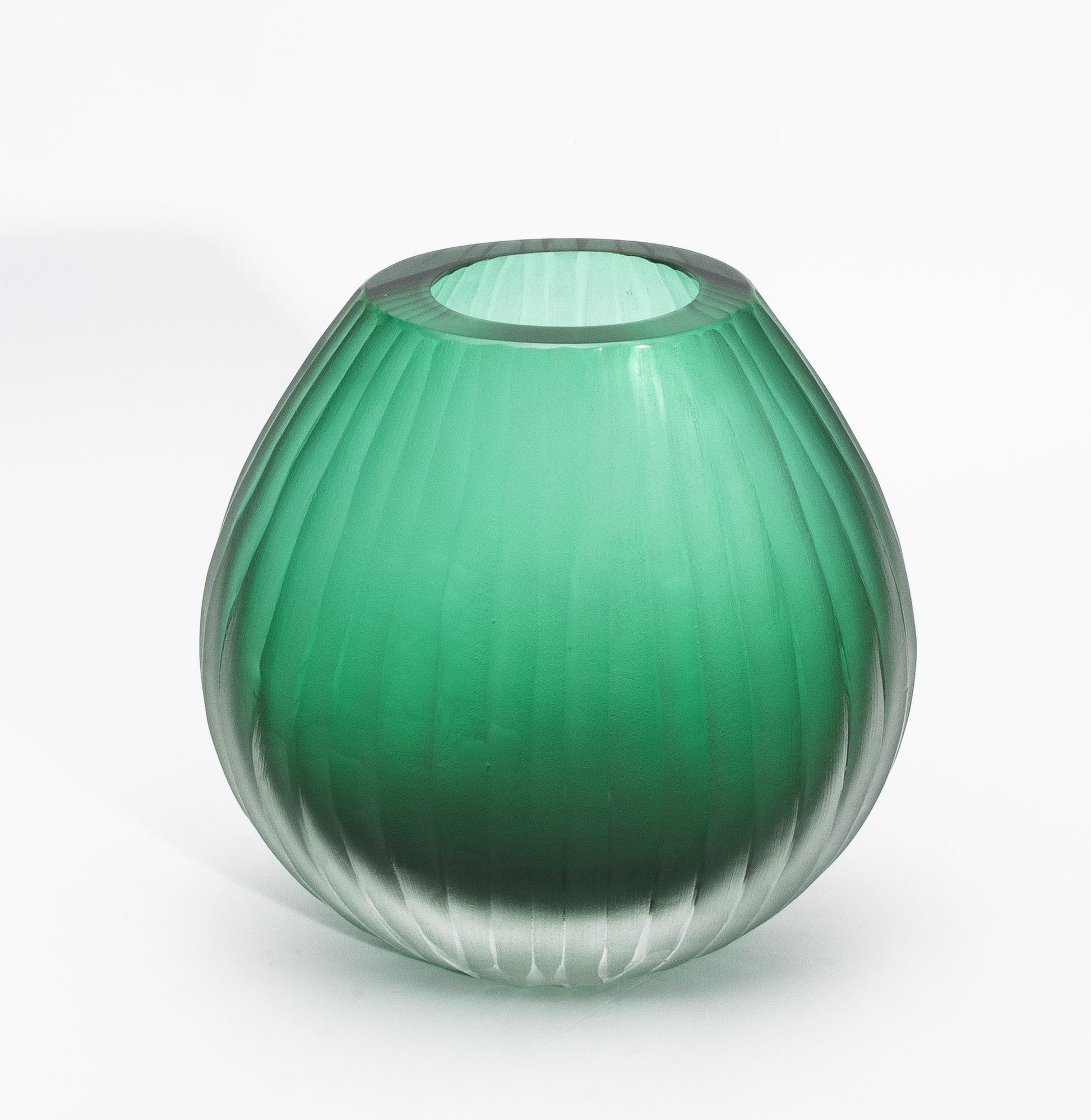 Murano Surpeme Vase in Emerald Green