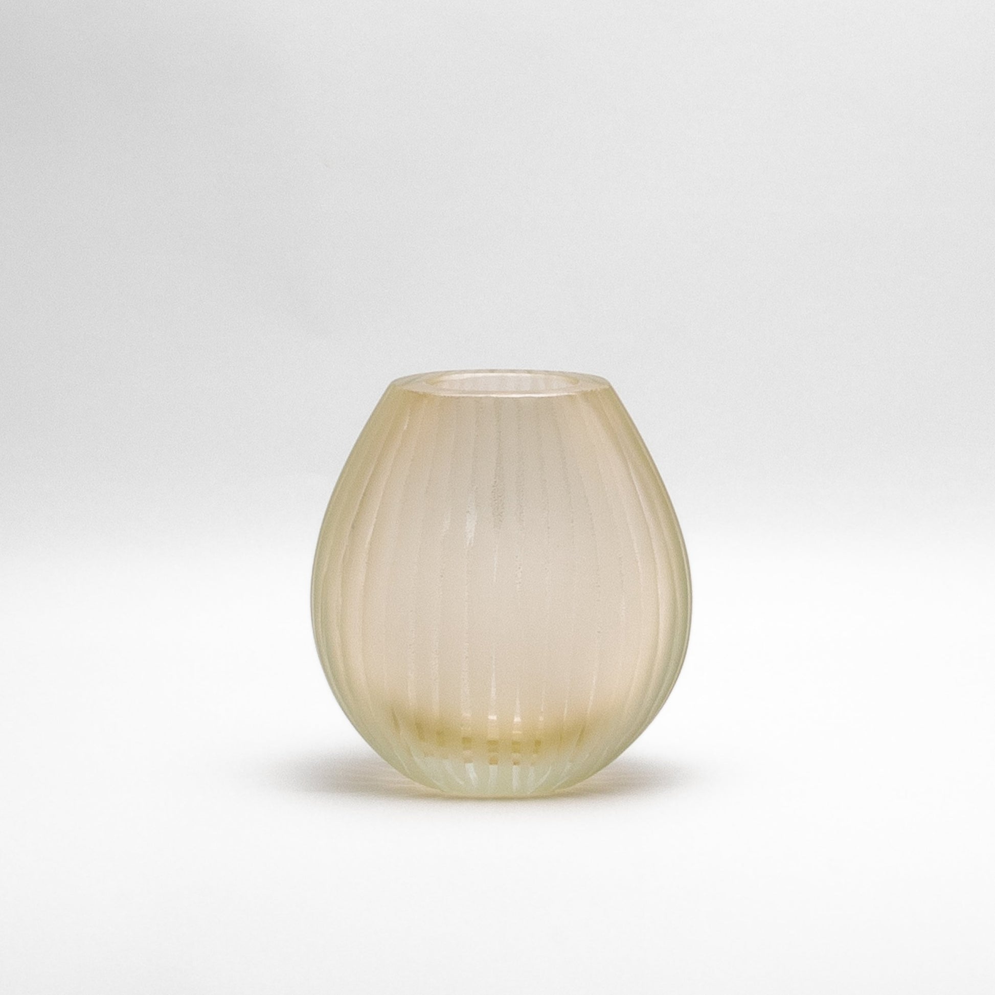 Murano Supreme Vase in Clear with 24-karat Gold Flecks