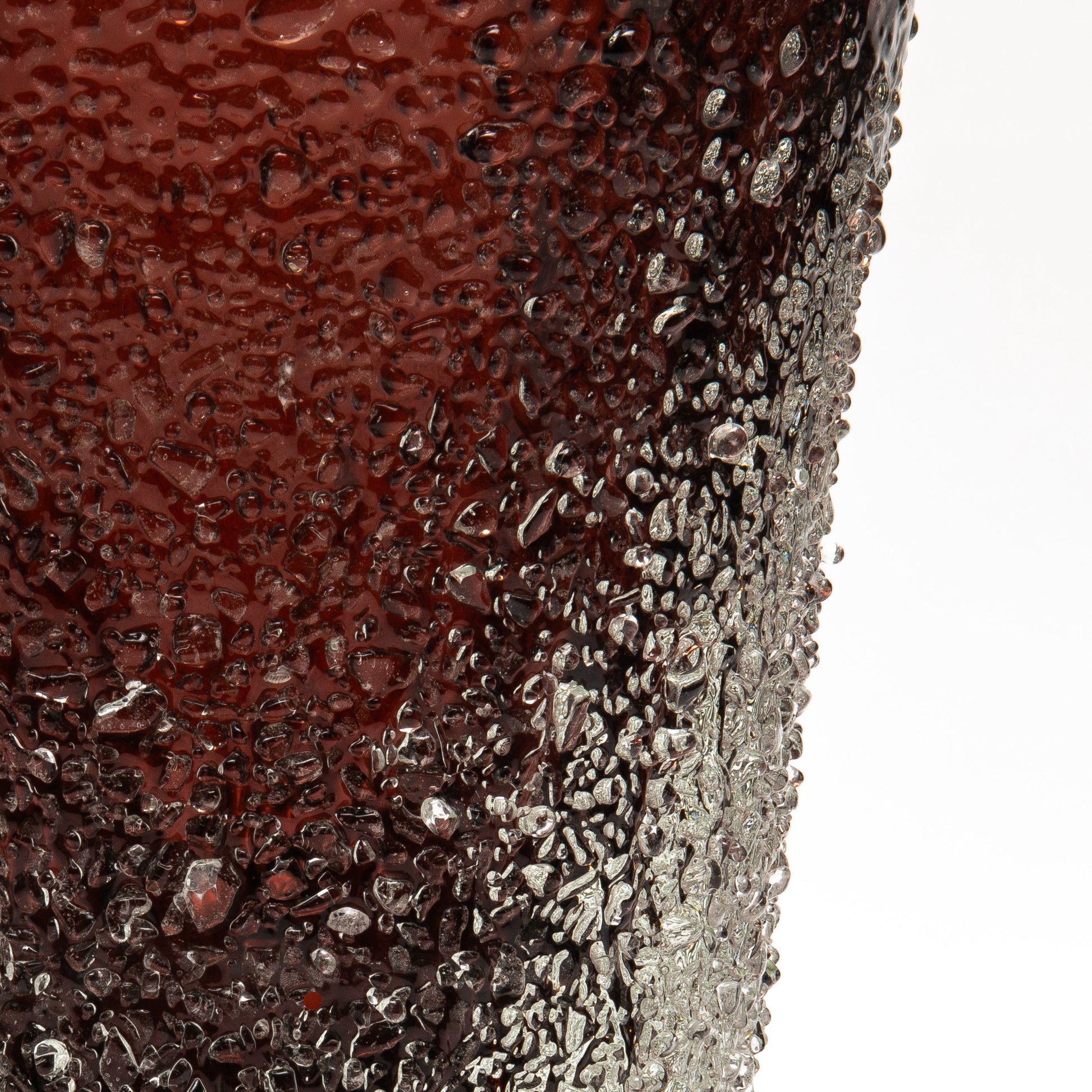 Murano Frozen Vase in Light Amaretto